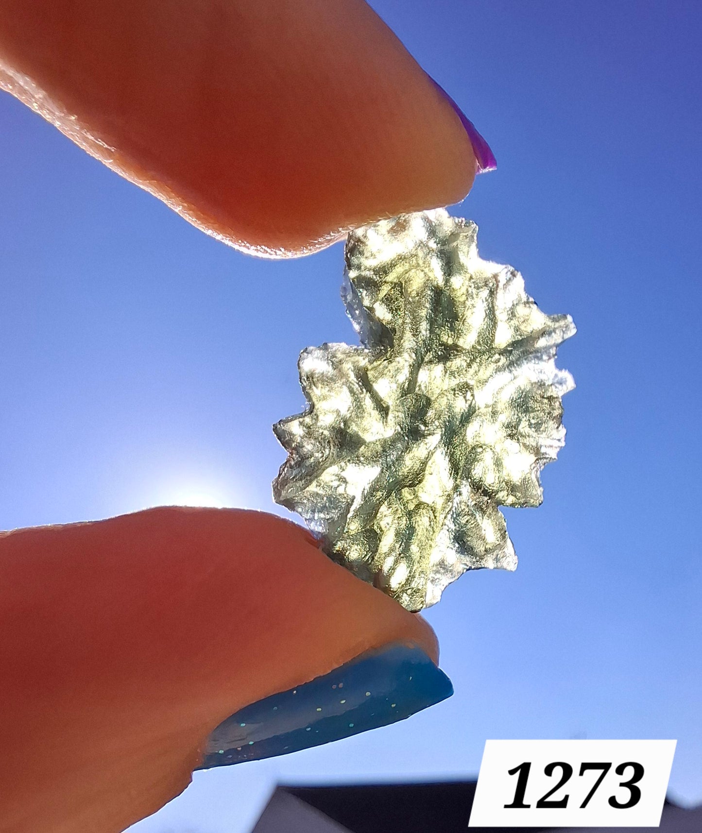 Moldavite Piece, JEZKOVNA BESEDNICE, 1.92g, Tektite (Ref: 1273)