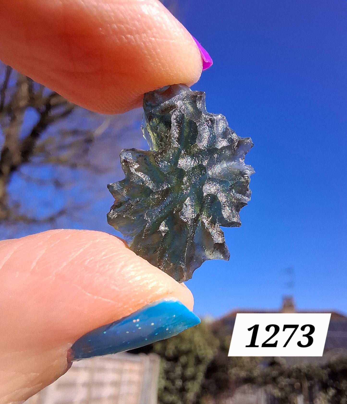 Moldavite Piece, JEZKOVNA BESEDNICE, 1.92g, Tektite (Ref: 1273)