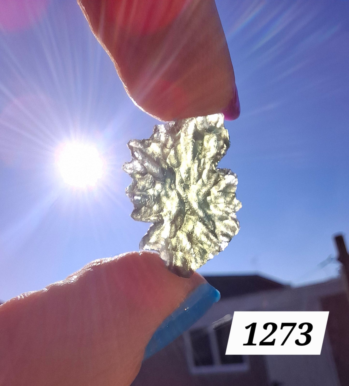 Moldavite Piece, JEZKOVNA BESEDNICE, 1.92g, Tektite (Ref: 1273)