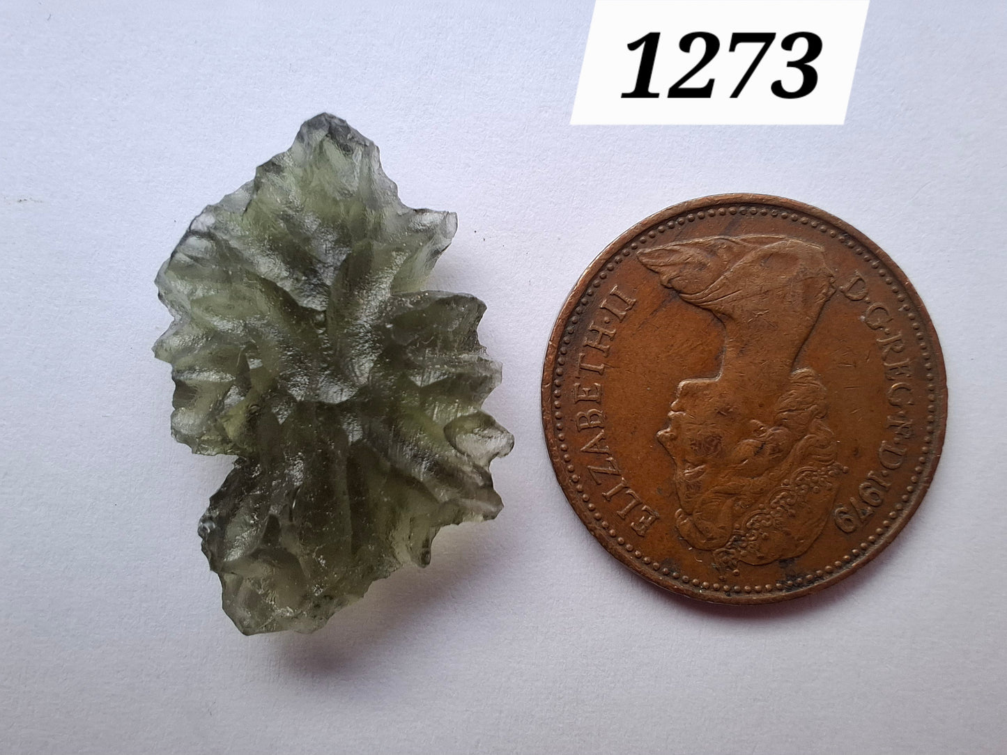 Moldavite Piece, JEZKOVNA BESEDNICE, 1.92g, Tektite (Ref: 1273)