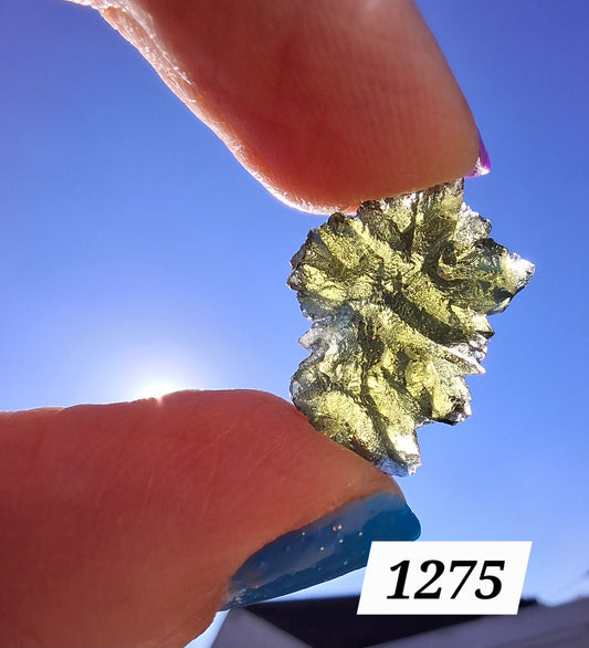 Moldavite Piece, JEZKOVNA BESEDNICE, 2.05g, Tektite (Ref: 1275)