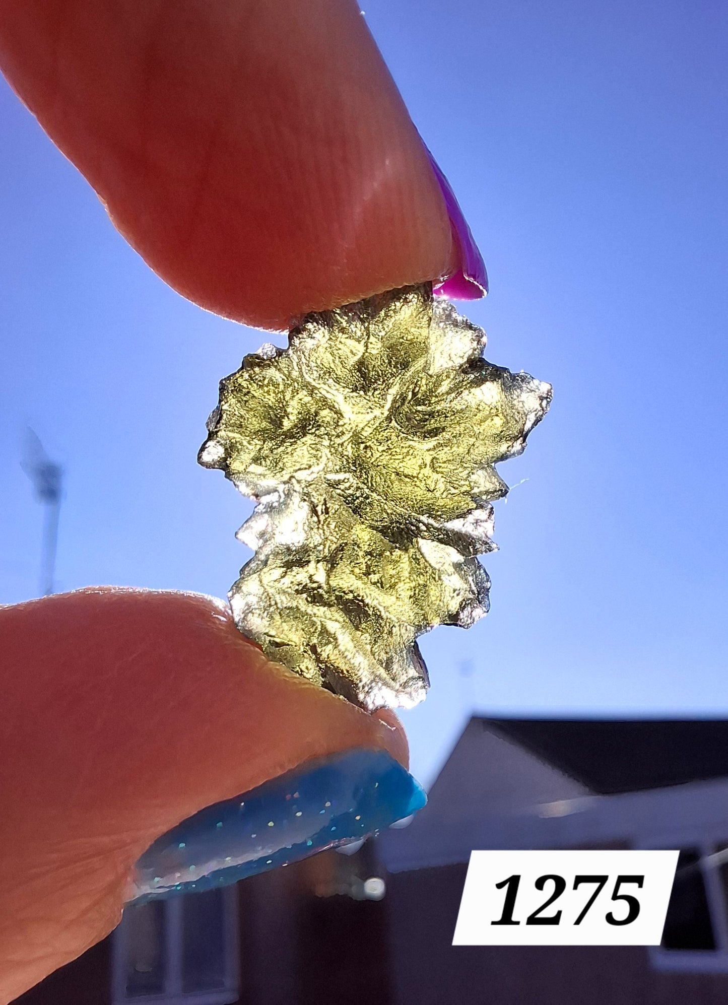 Moldavite Piece, JEZKOVNA BESEDNICE, 2.05g, Tektite (Ref: 1275)