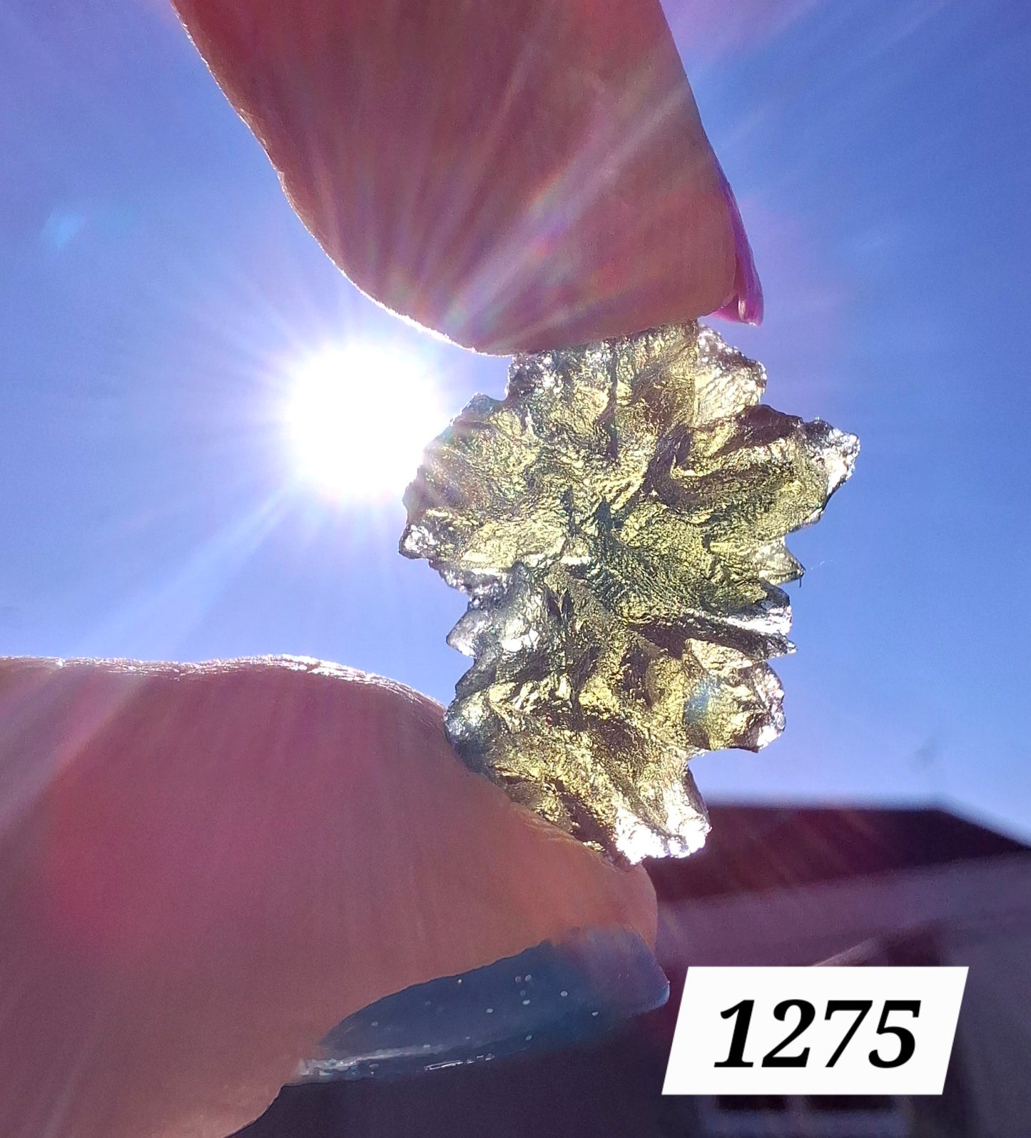 Moldavite Piece, JEZKOVNA BESEDNICE, 2.05g, Tektite (Ref: 1275)