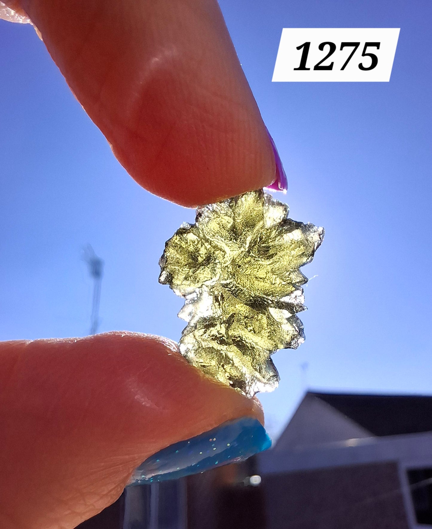 Moldavite Piece, JEZKOVNA BESEDNICE, 2.05g, Tektite (Ref: 1275)