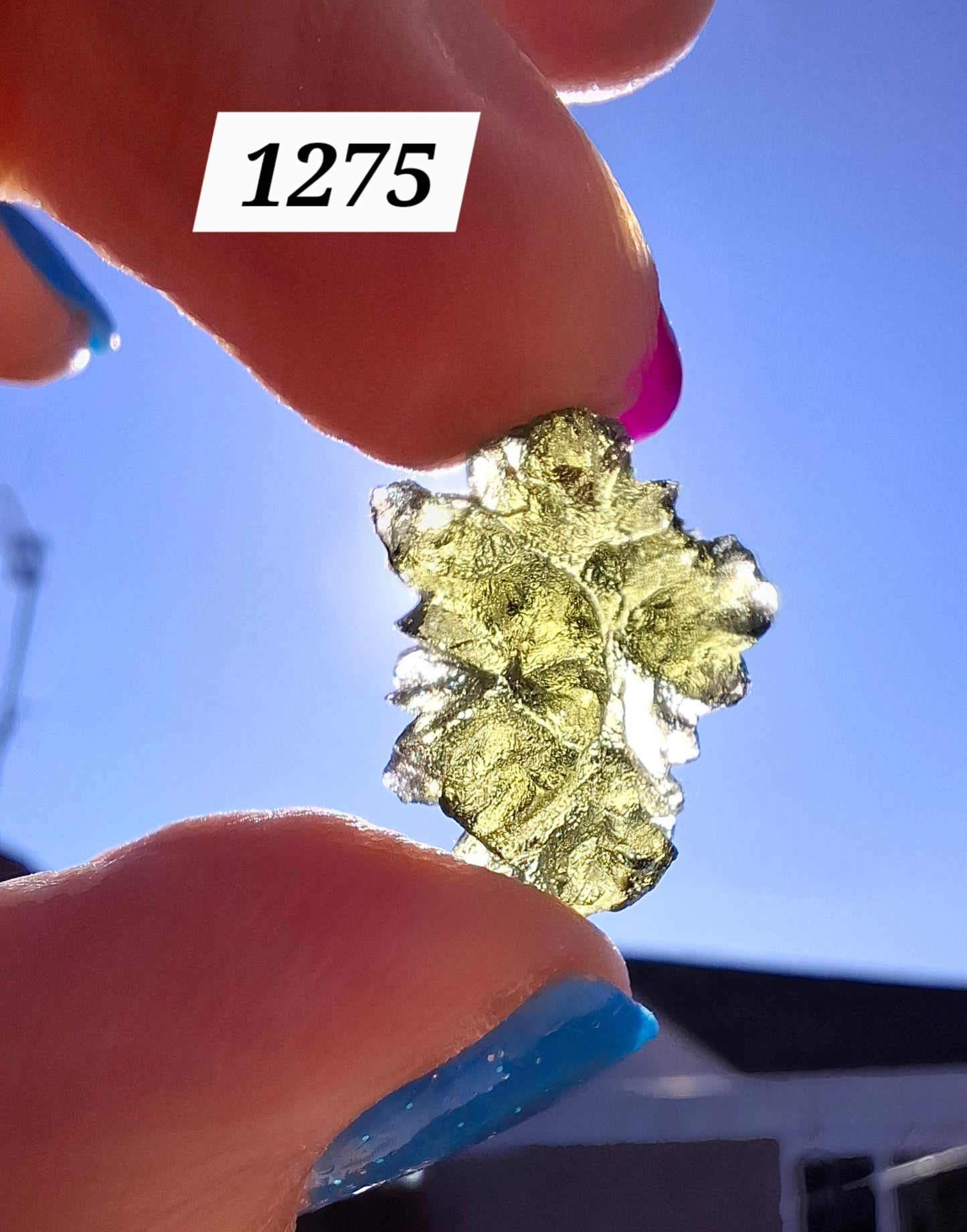 Moldavite Piece, JEZKOVNA BESEDNICE, 2.05g, Tektite (Ref: 1275)