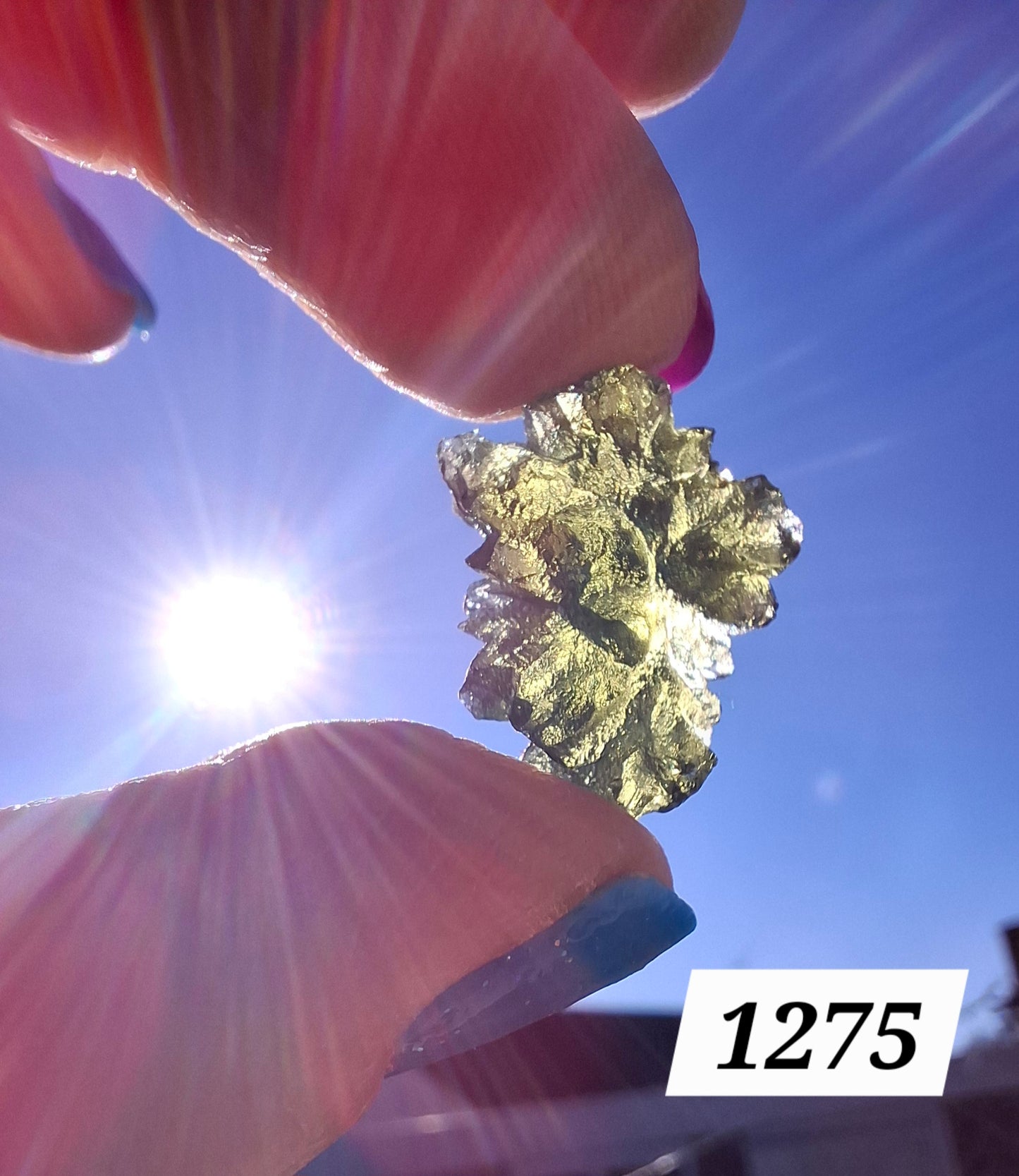 Moldavite Piece, JEZKOVNA BESEDNICE, 2.05g, Tektite (Ref: 1275)