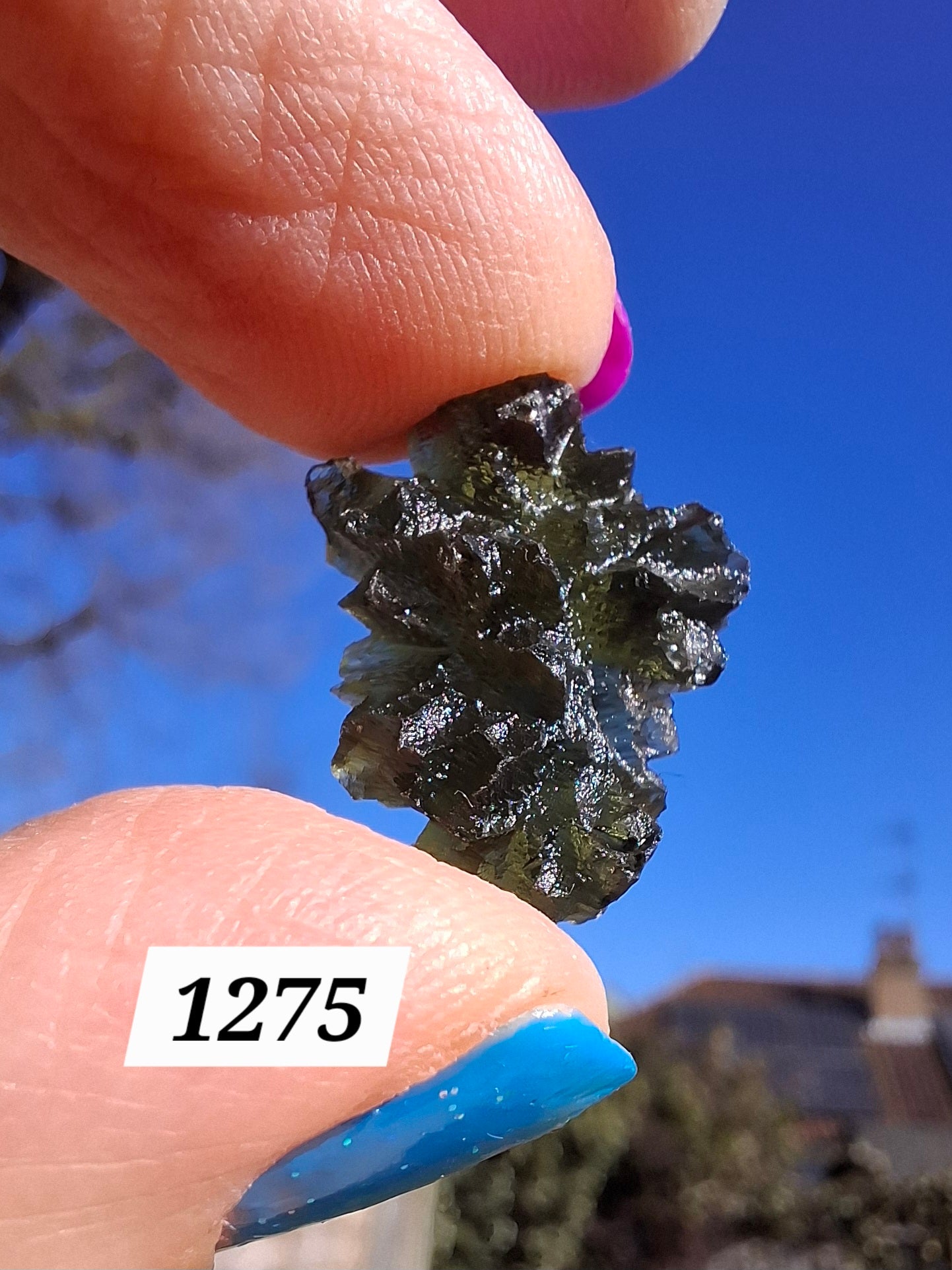 Moldavite Piece, JEZKOVNA BESEDNICE, 2.05g, Tektite (Ref: 1275)