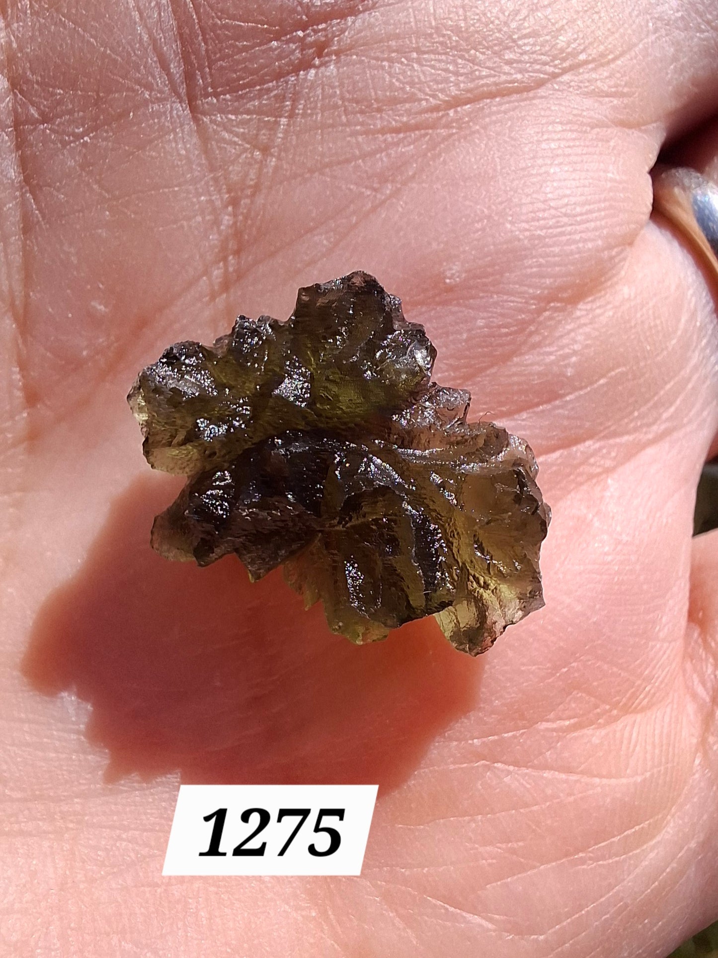 Moldavite Piece, JEZKOVNA BESEDNICE, 2.05g, Tektite (Ref: 1275)