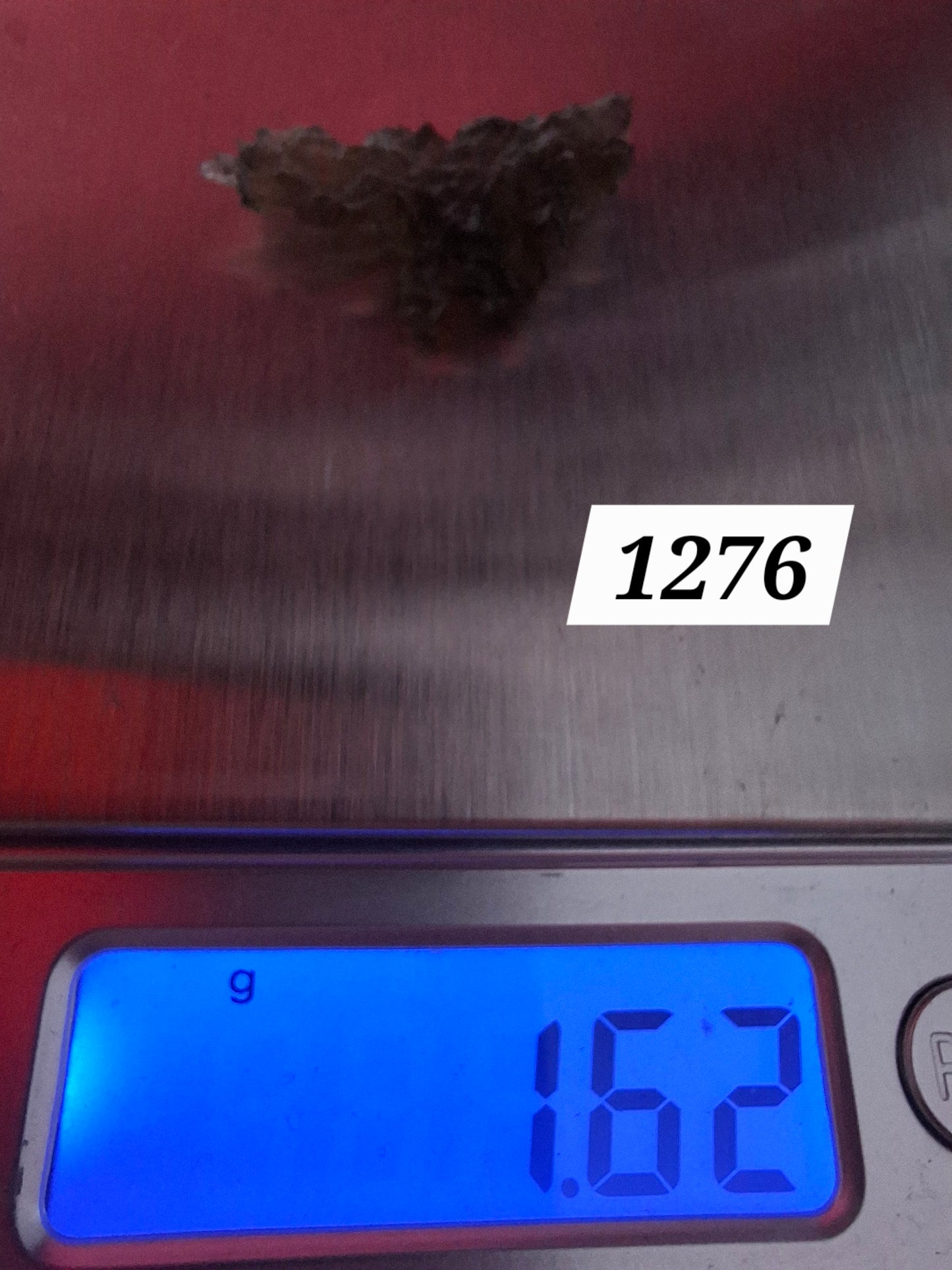 Moldavite Piece, JEZKOVNA BESEDNICE, 1.62g, Tektite (Ref: 1276)