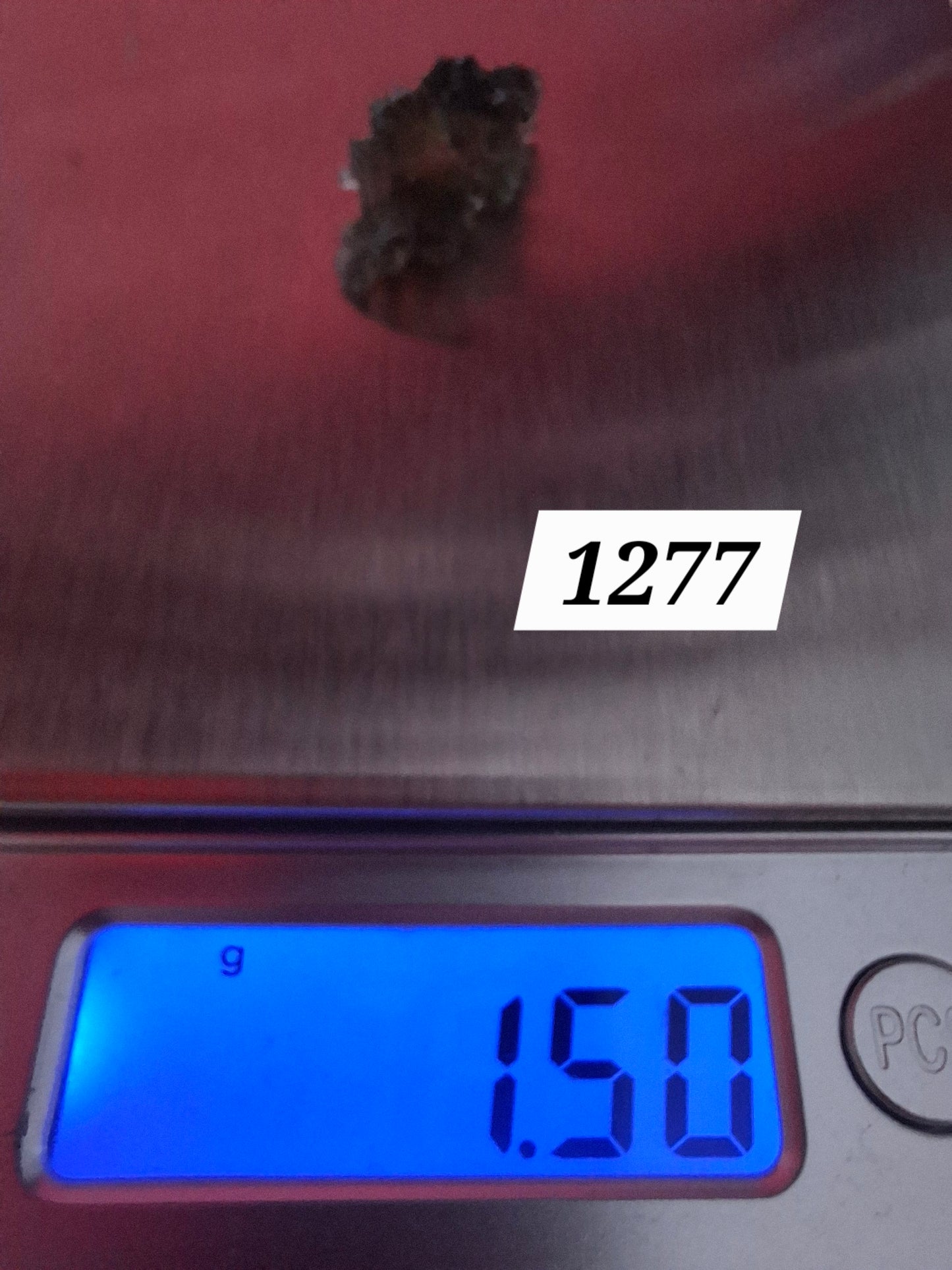 Moldavite Piece, JEZKOVNA BESEDNICE, 1.50g, Tektite (Ref: 1277)