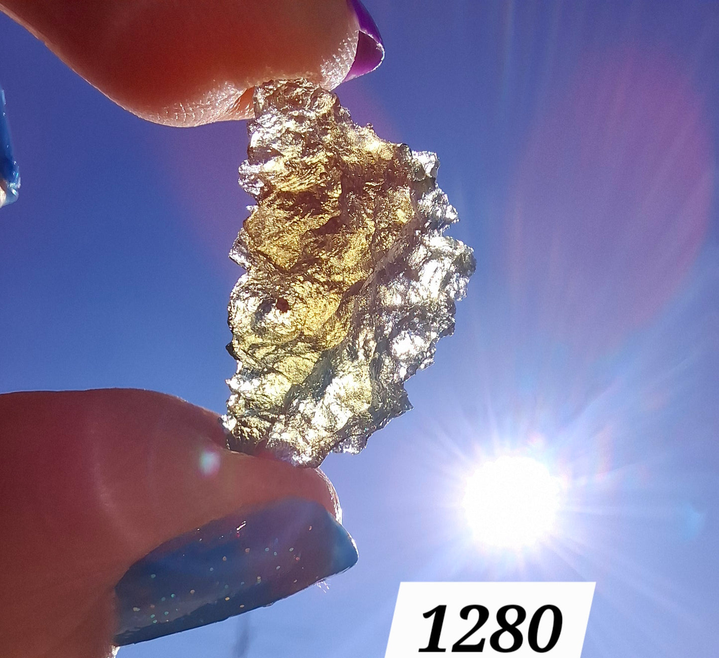 Moldavite Piece, JEZKOVNA BESEDNICE, 1.32g, Tektite (Ref: 1280)