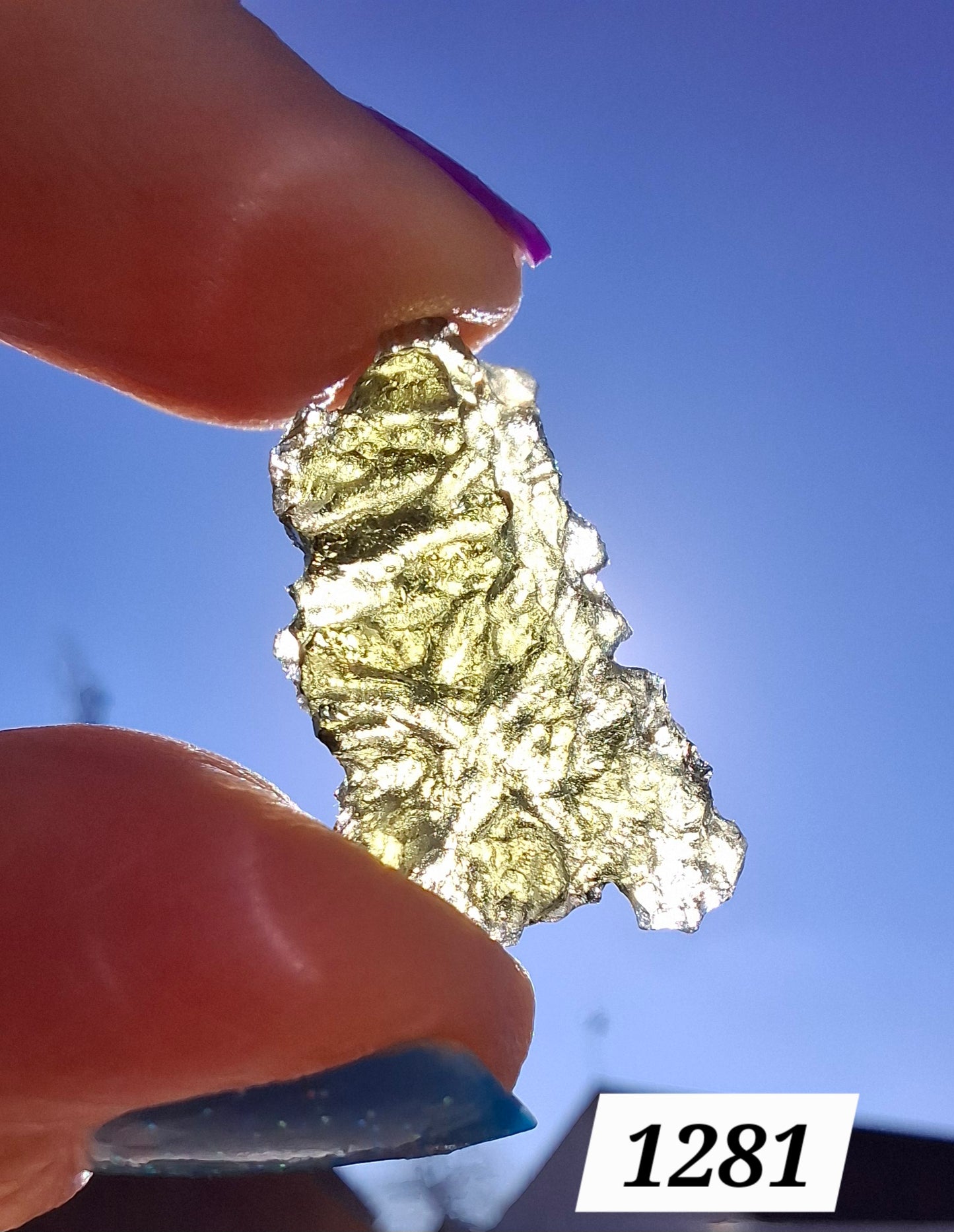 Moldavite Piece, JEZKOVNA BESEDNICE, 1.76g, Tektite (Ref: 1281)