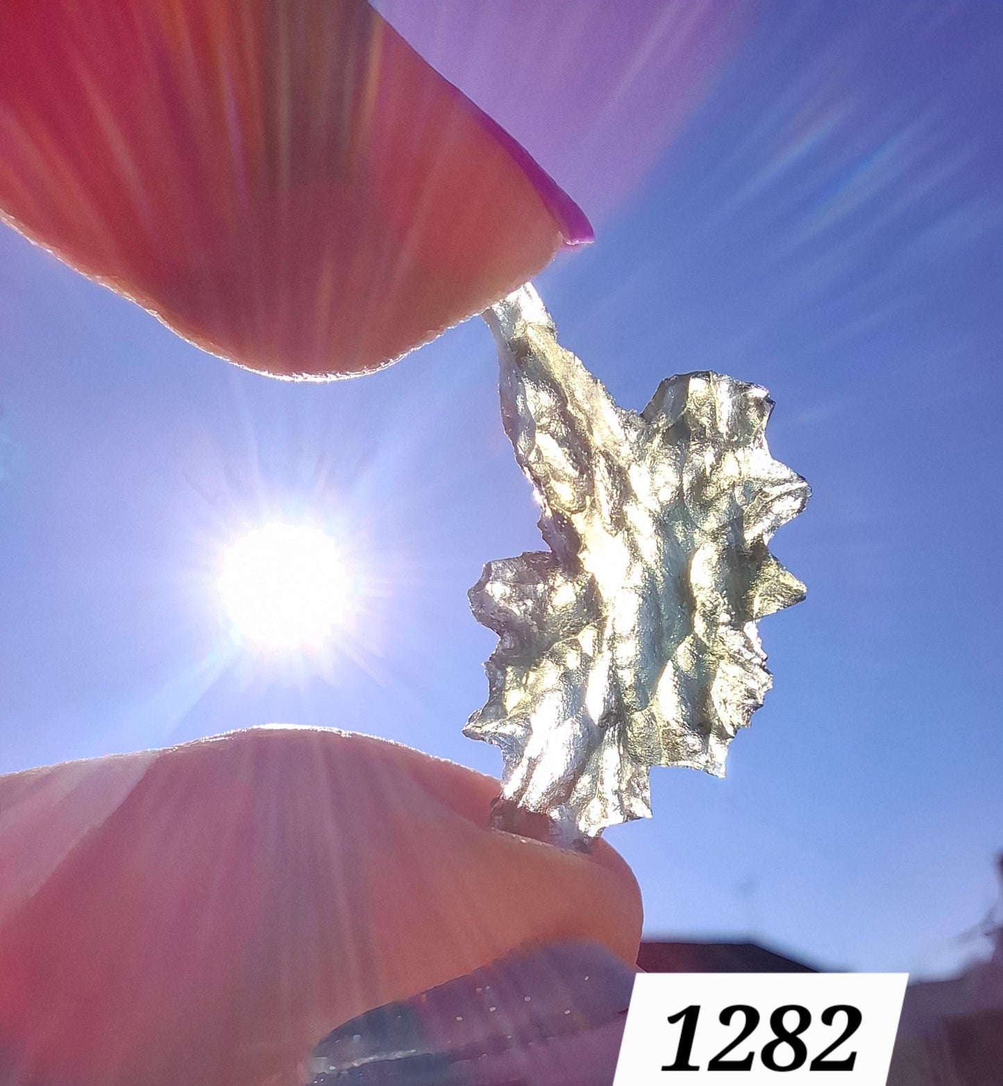 Moldavite Piece, JEZKOVNA BESEDNICE, 0.90g, Tektite (Ref: 1282)