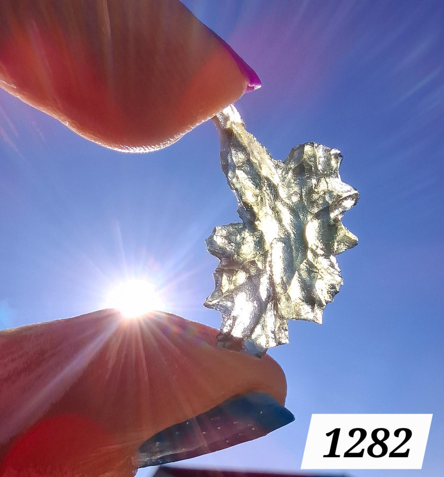 Moldavite Piece, JEZKOVNA BESEDNICE, 0.90g, Tektite (Ref: 1282)