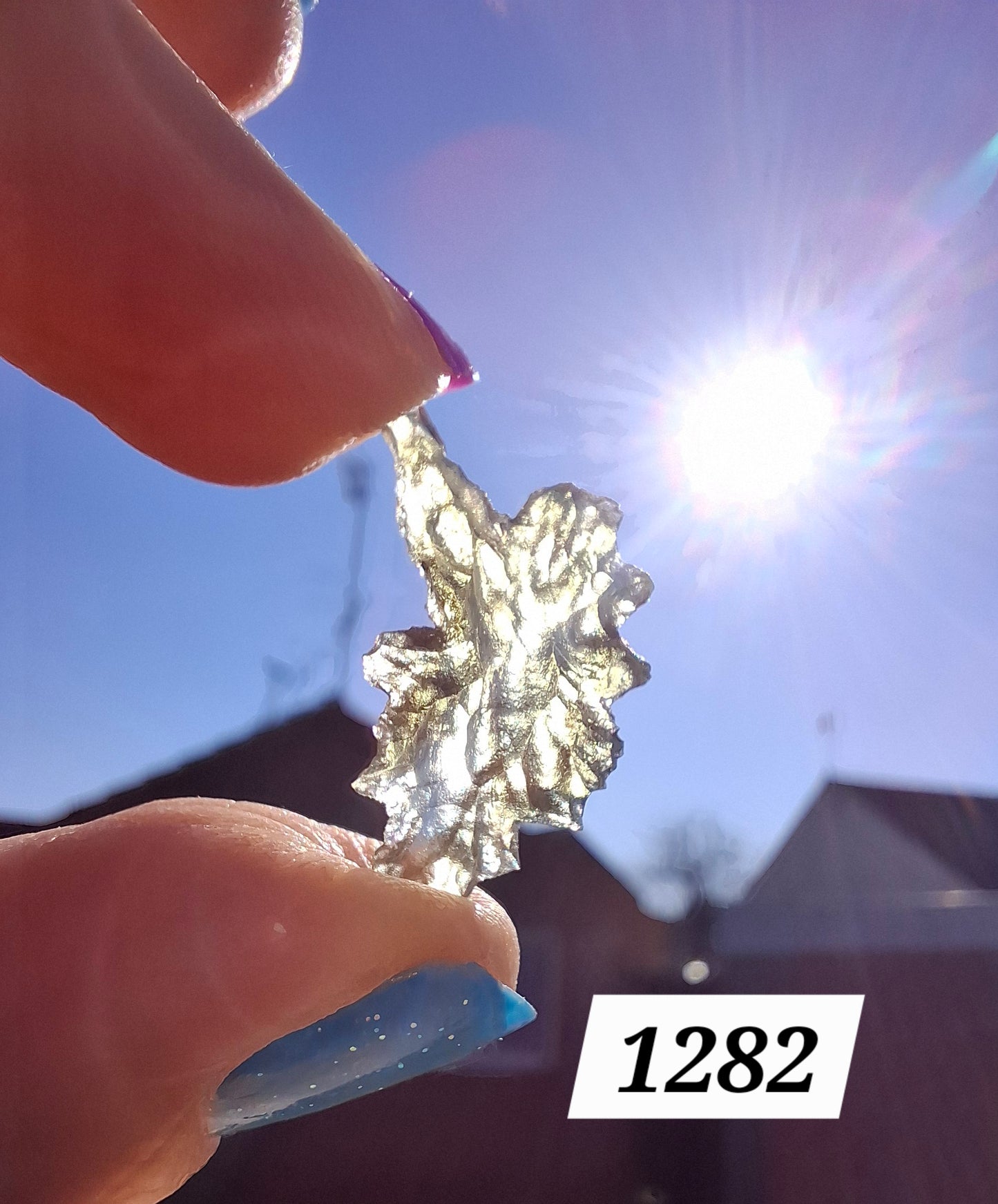 Moldavite Piece, JEZKOVNA BESEDNICE, 0.90g, Tektite (Ref: 1282)