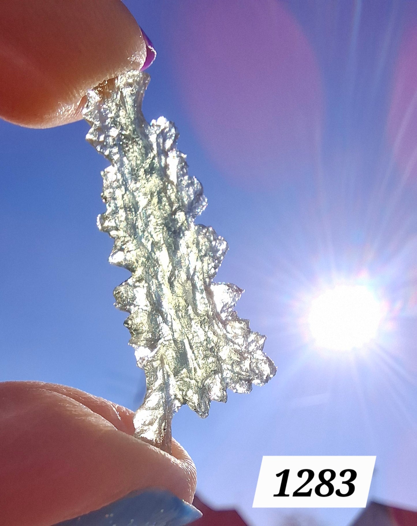 Moldavite Piece, JEZKOVNA BESEDNICE, 1.41g, Tektite (Ref: 1283)