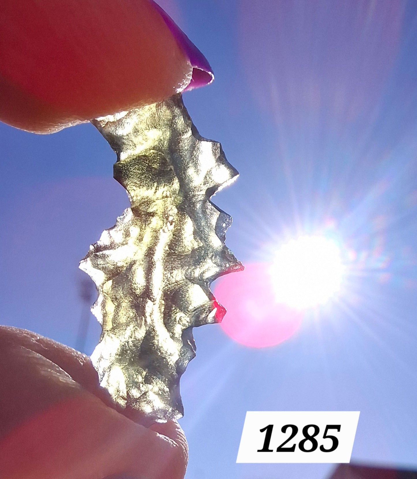 Moldavite Piece, JEZKOVNA BESEDNICE, 1.16g, Tektite (Ref: 1285)