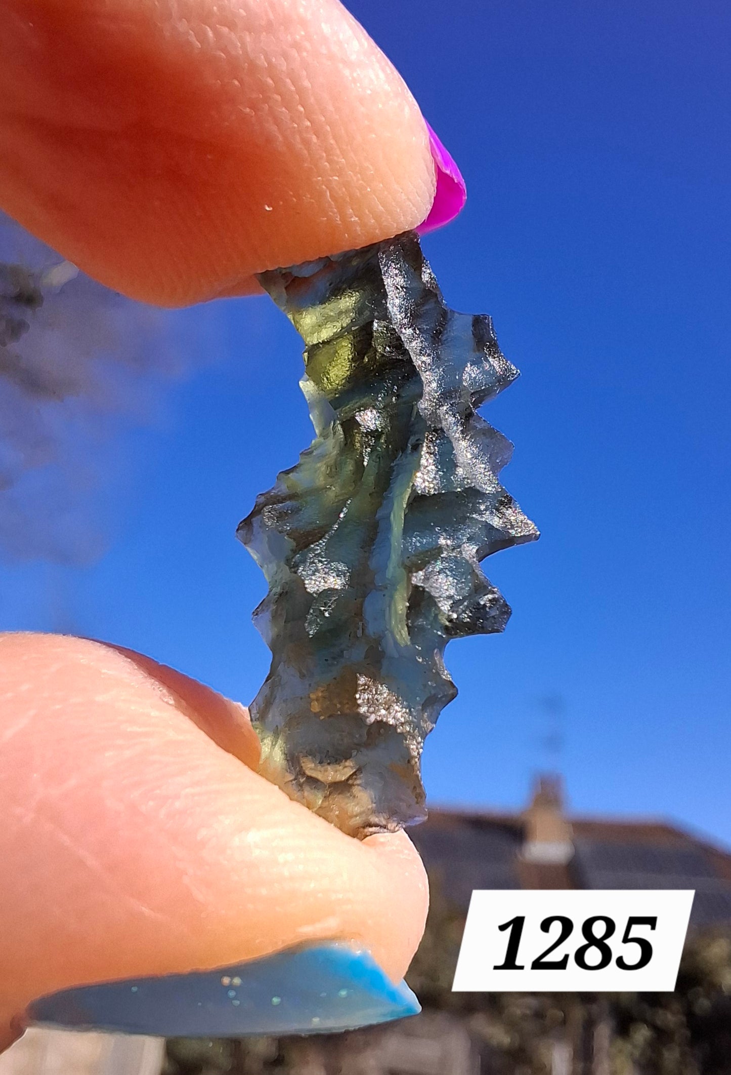 Moldavite Piece, JEZKOVNA BESEDNICE, 1.16g, Tektite (Ref: 1285)