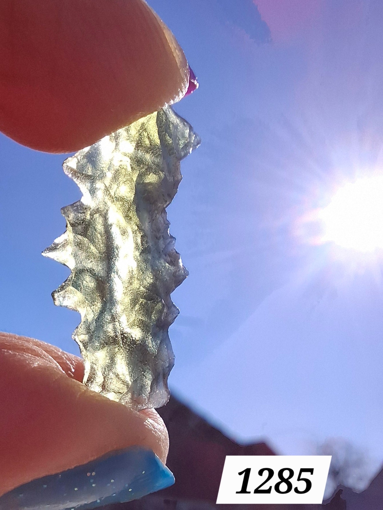 Moldavite Piece, JEZKOVNA BESEDNICE, 1.16g, Tektite (Ref: 1285)