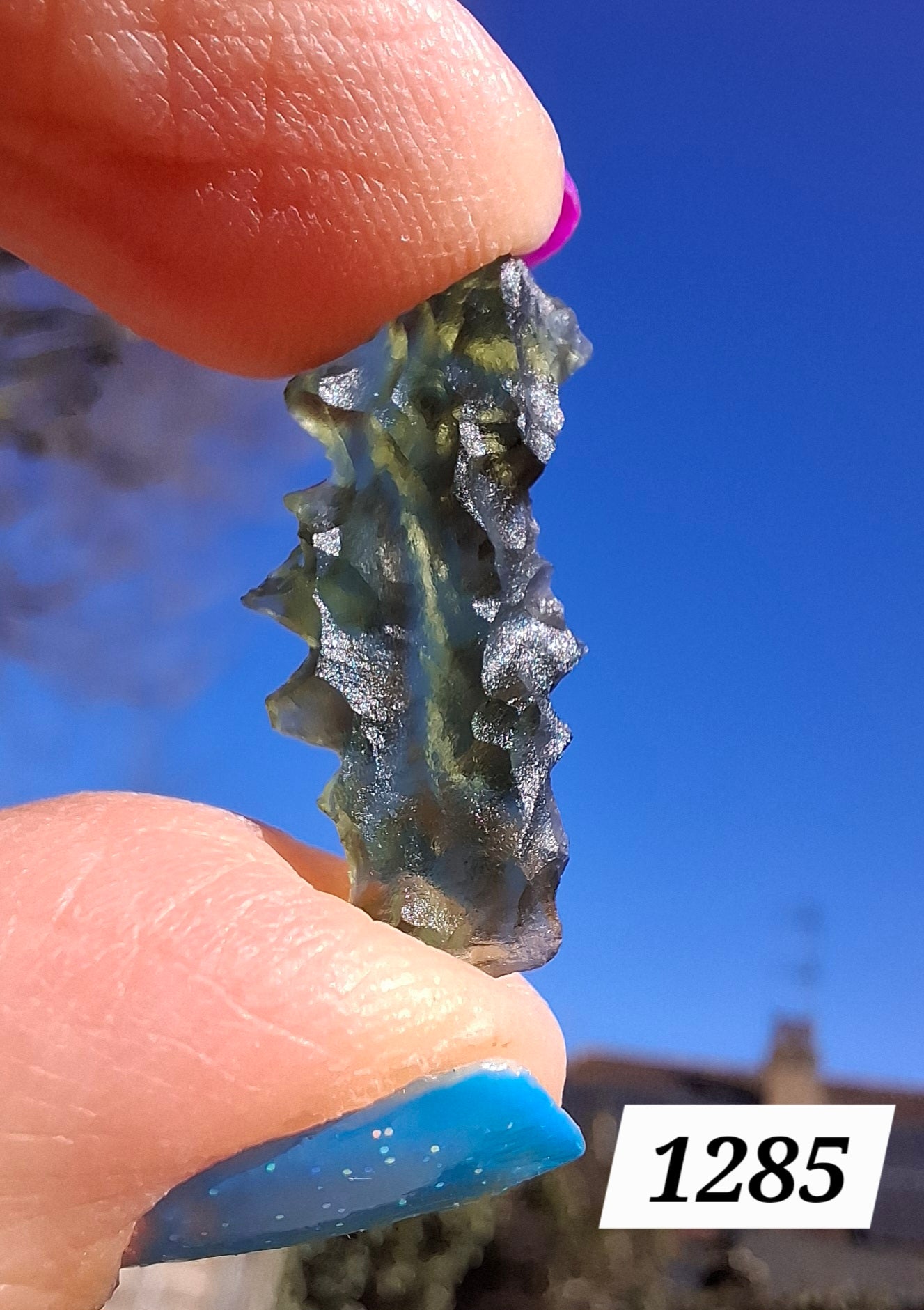 Moldavite Piece, JEZKOVNA BESEDNICE, 1.16g, Tektite (Ref: 1285)