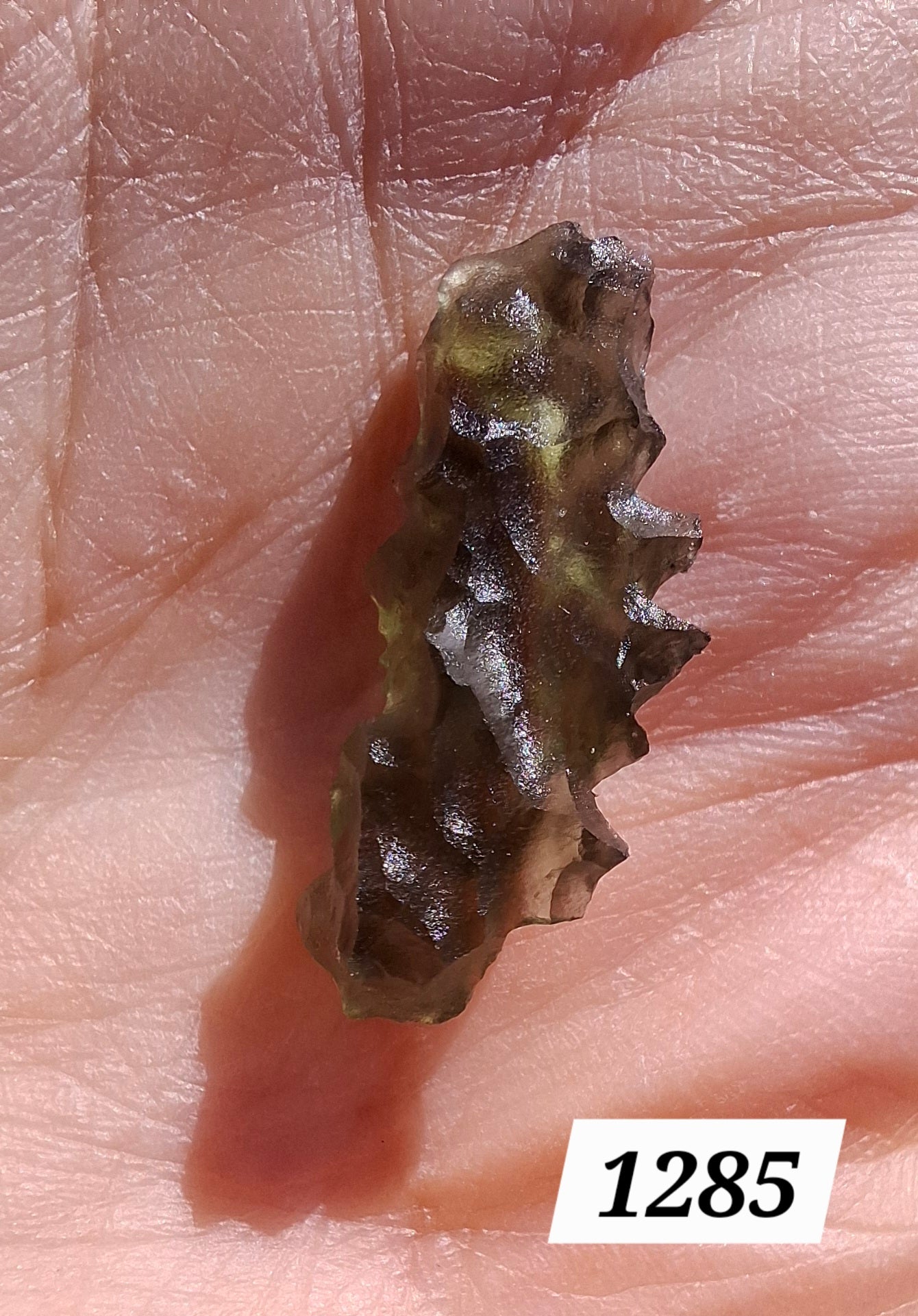 Moldavite Piece, JEZKOVNA BESEDNICE, 1.16g, Tektite (Ref: 1285)