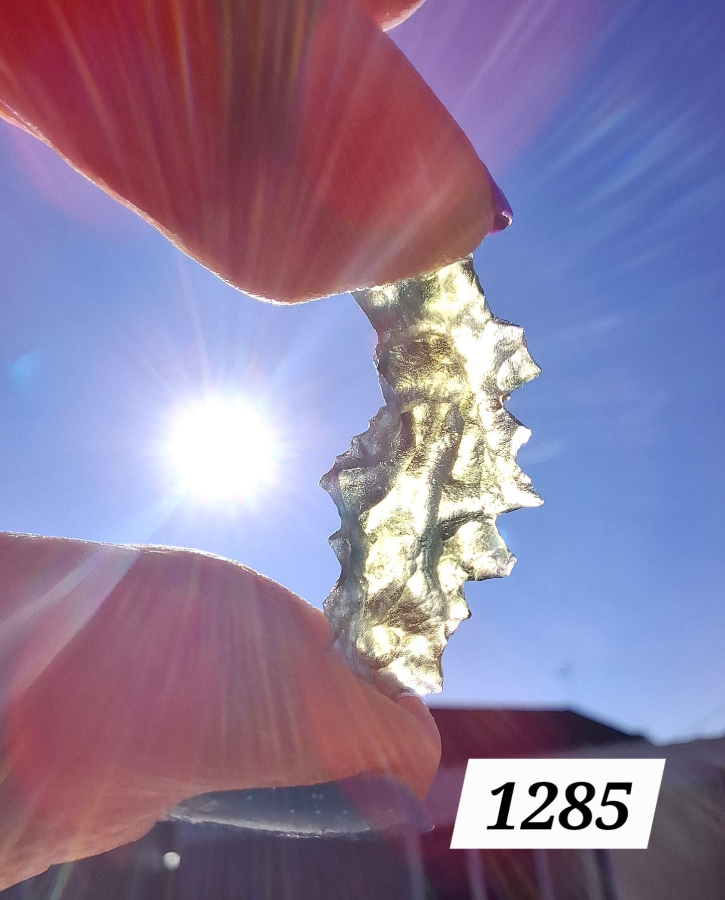Moldavite Piece, JEZKOVNA BESEDNICE, 1.16g, Tektite (Ref: 1285)