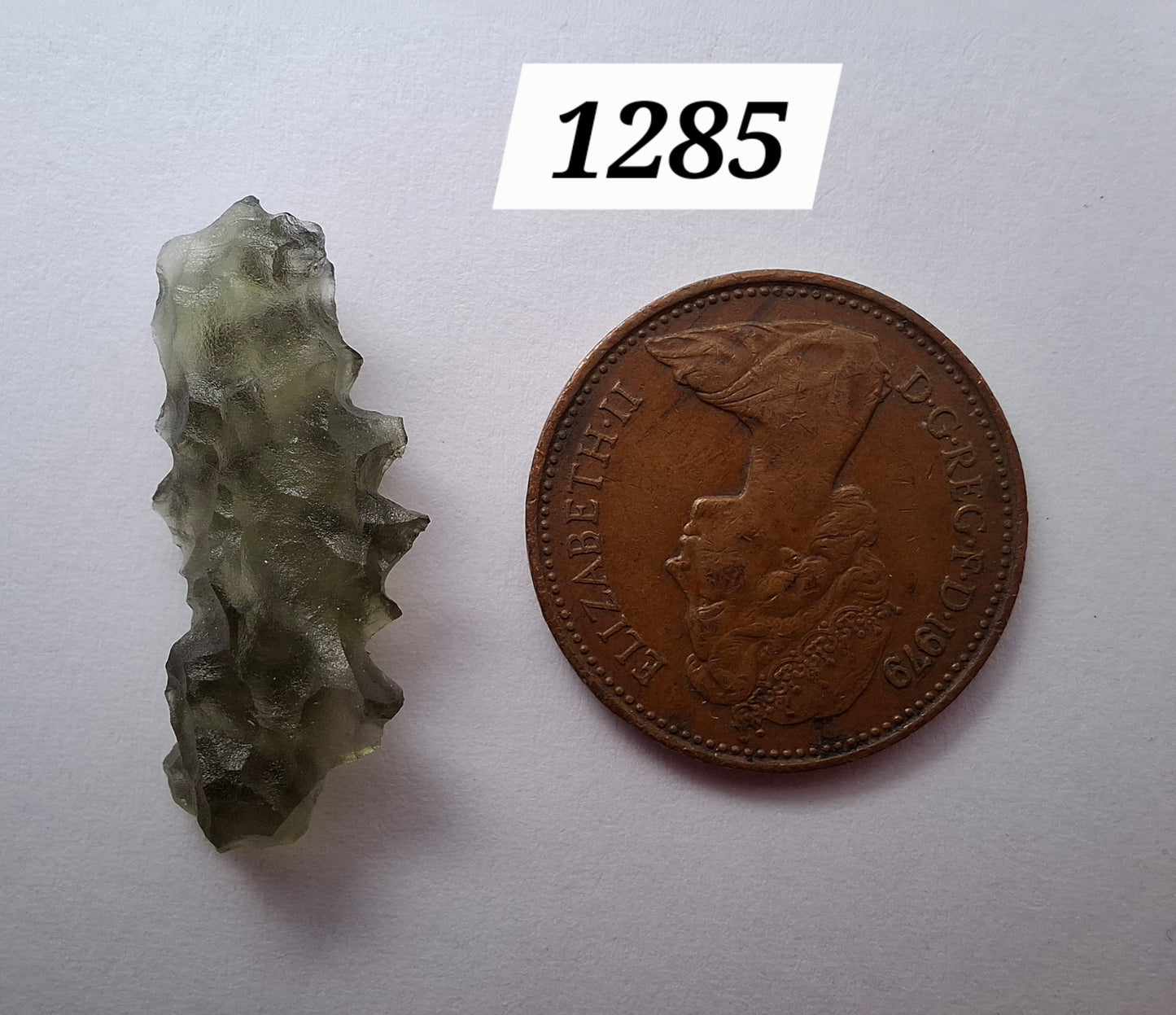 Moldavite Piece, JEZKOVNA BESEDNICE, 1.16g, Tektite (Ref: 1285)