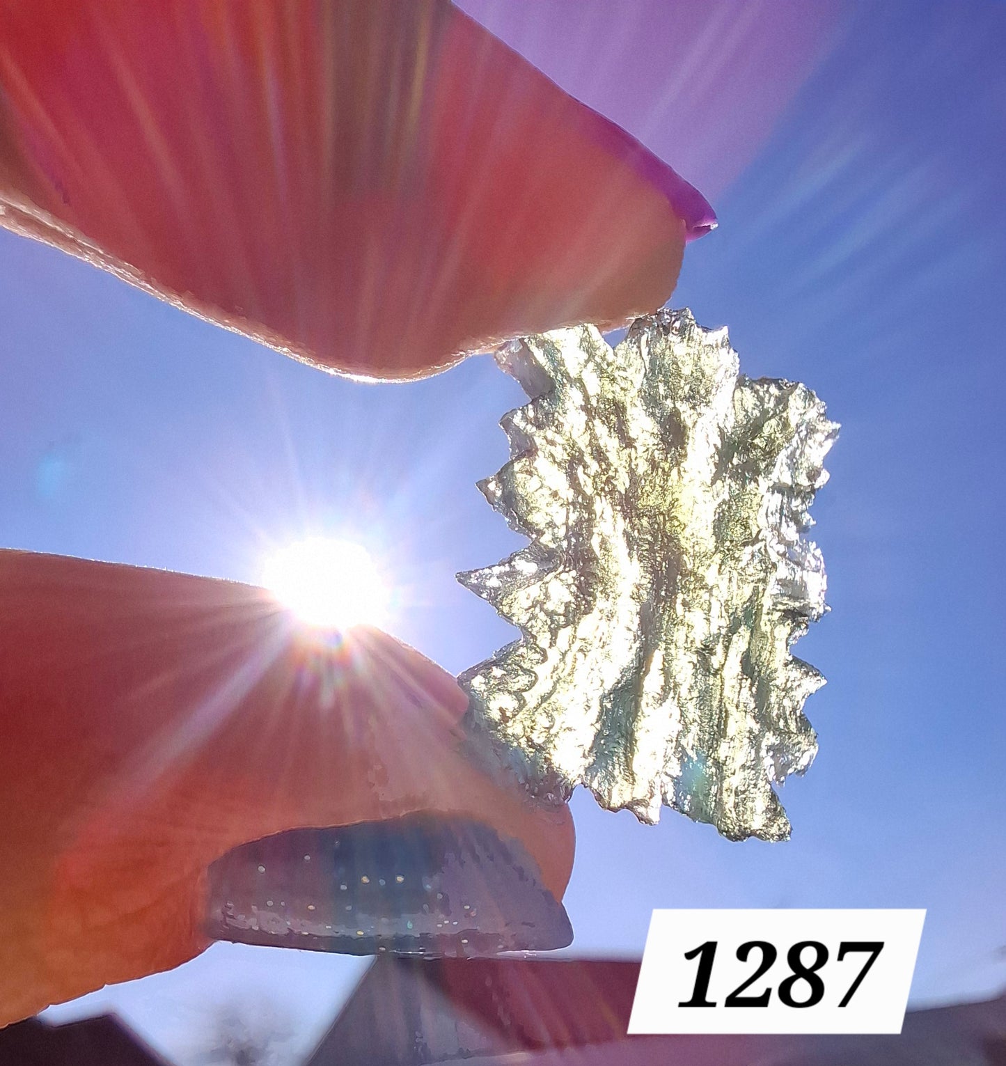 Moldavite Piece, JEZKOVNA BESEDNICE, 1.52g, Tektite (Ref: 1287)