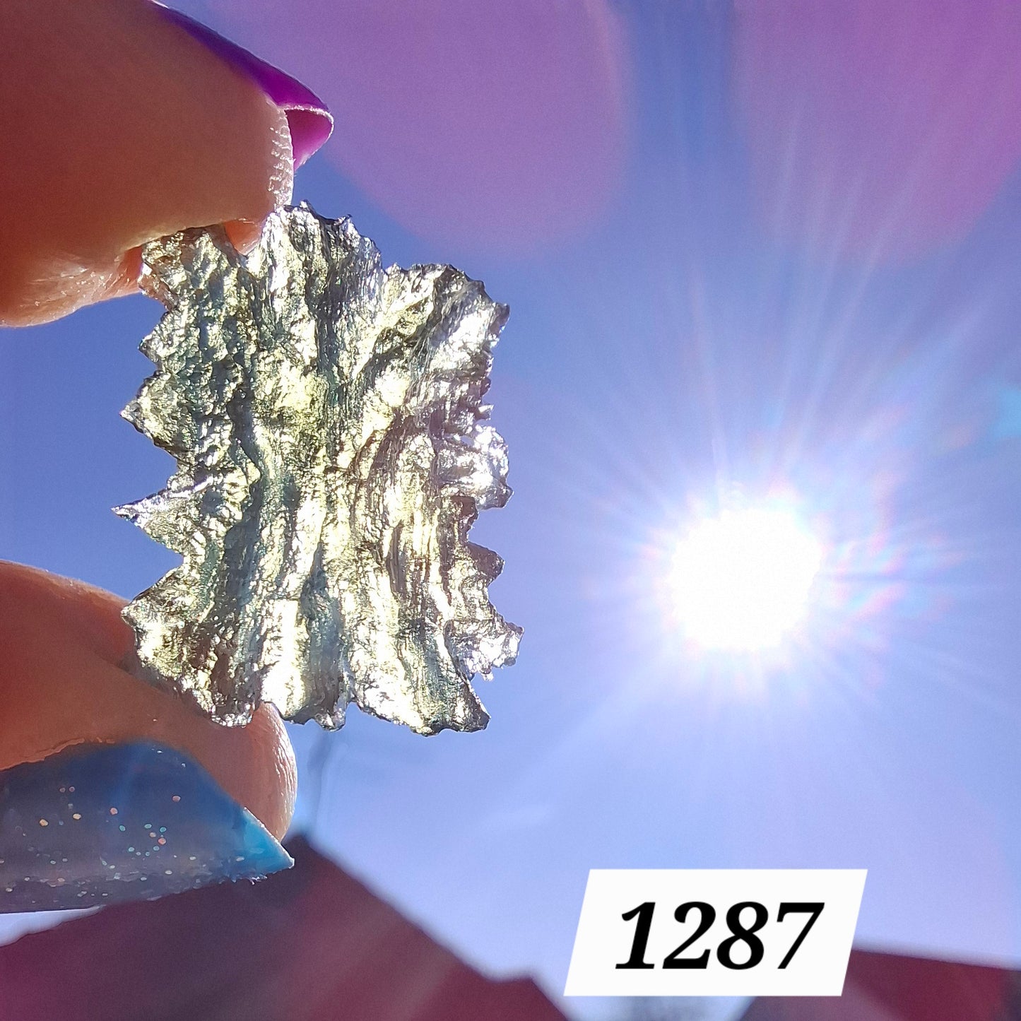 Moldavite Piece, JEZKOVNA BESEDNICE, 1.52g, Tektite (Ref: 1287)