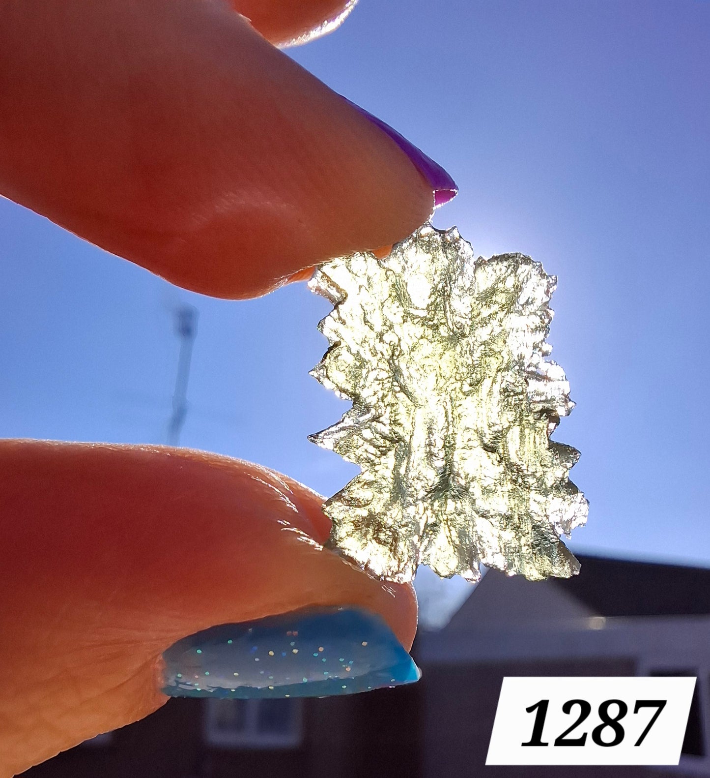 Moldavite Piece, JEZKOVNA BESEDNICE, 1.52g, Tektite (Ref: 1287)
