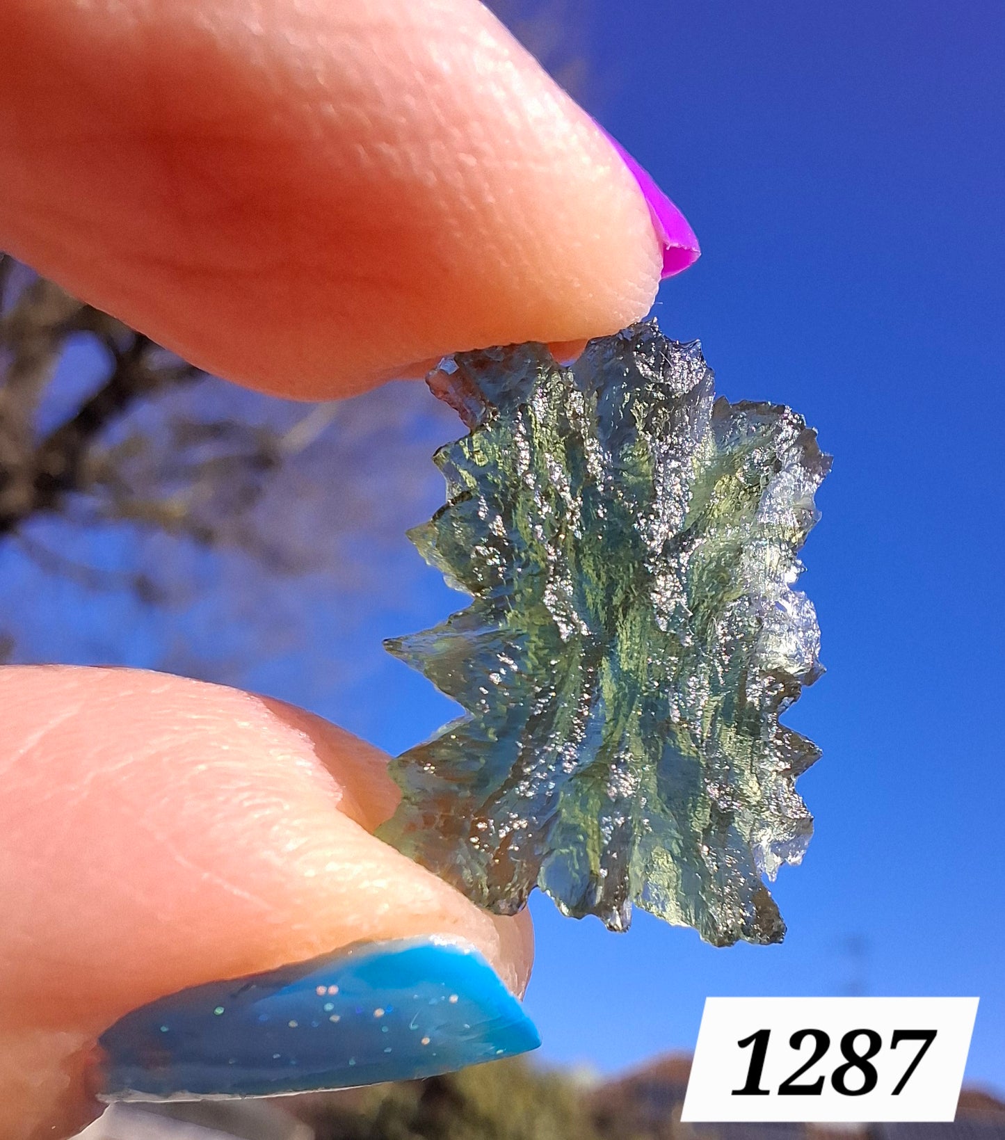 Moldavite Piece, JEZKOVNA BESEDNICE, 1.52g, Tektite (Ref: 1287)