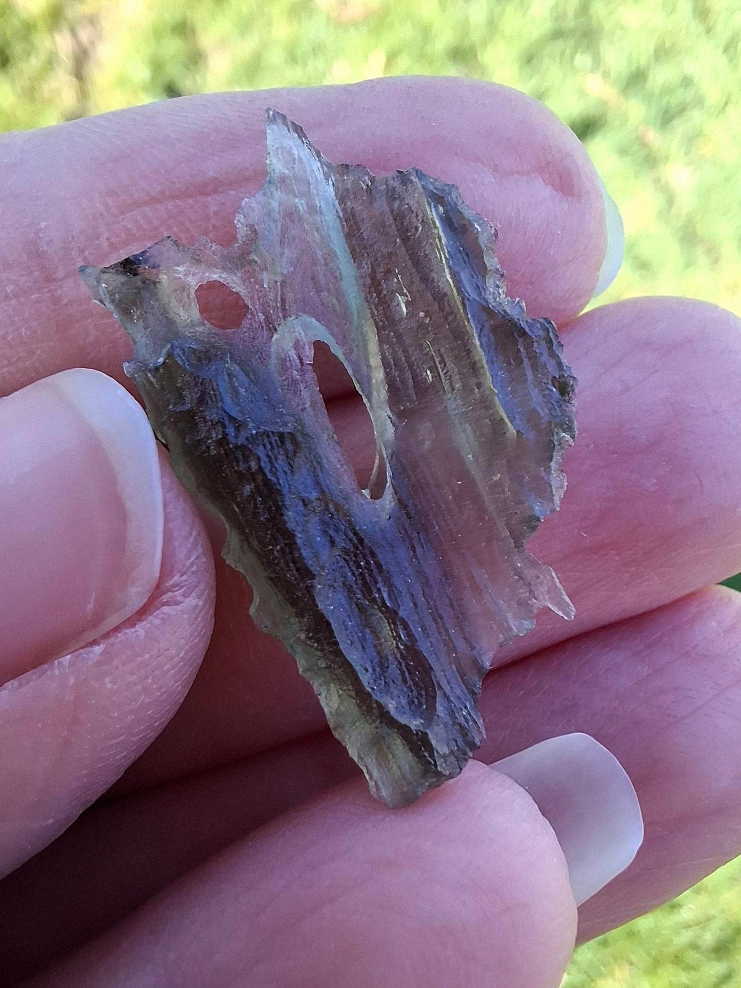 Moldavite Piece, JAKULE, 1.46g, Tektite (Ref: 1361)