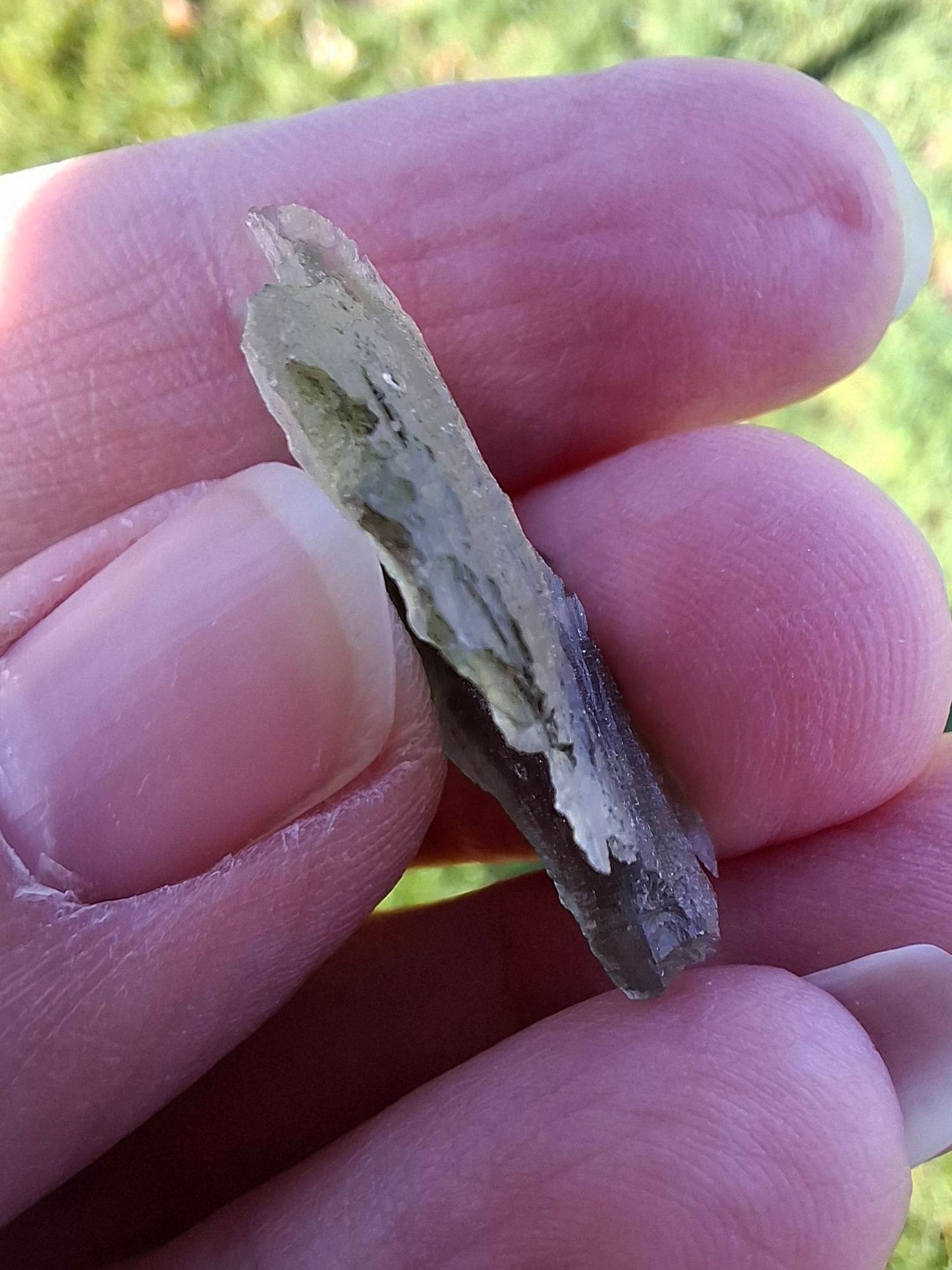 Moldavite Piece, JAKULE, 1.46g, Tektite (Ref: 1361)
