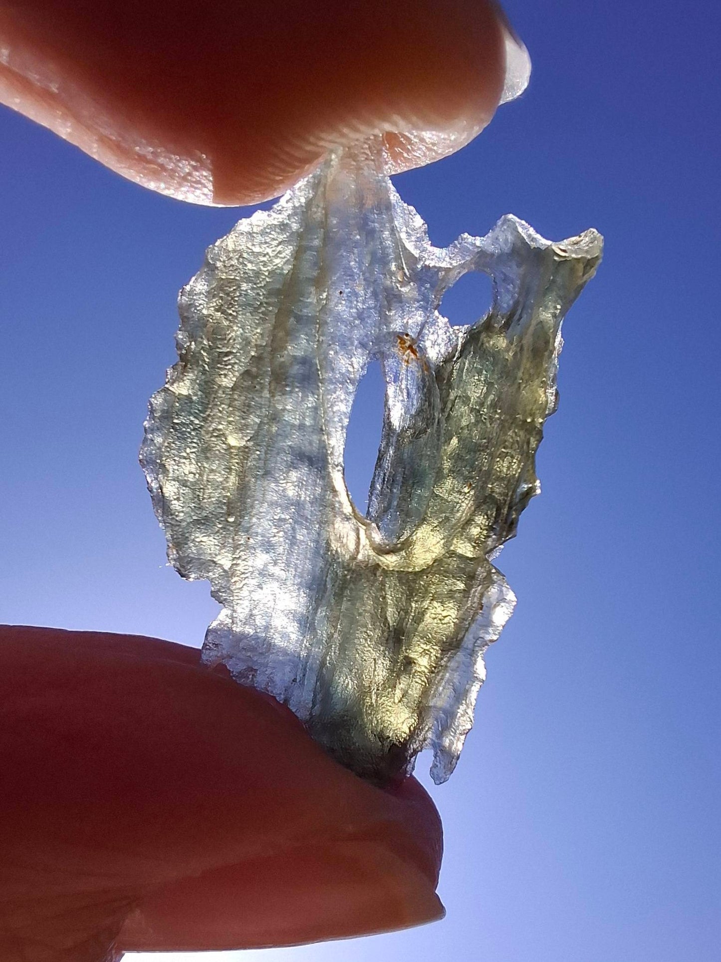 Moldavite Piece, JAKULE, 1.46g, Tektite (Ref: 1361)