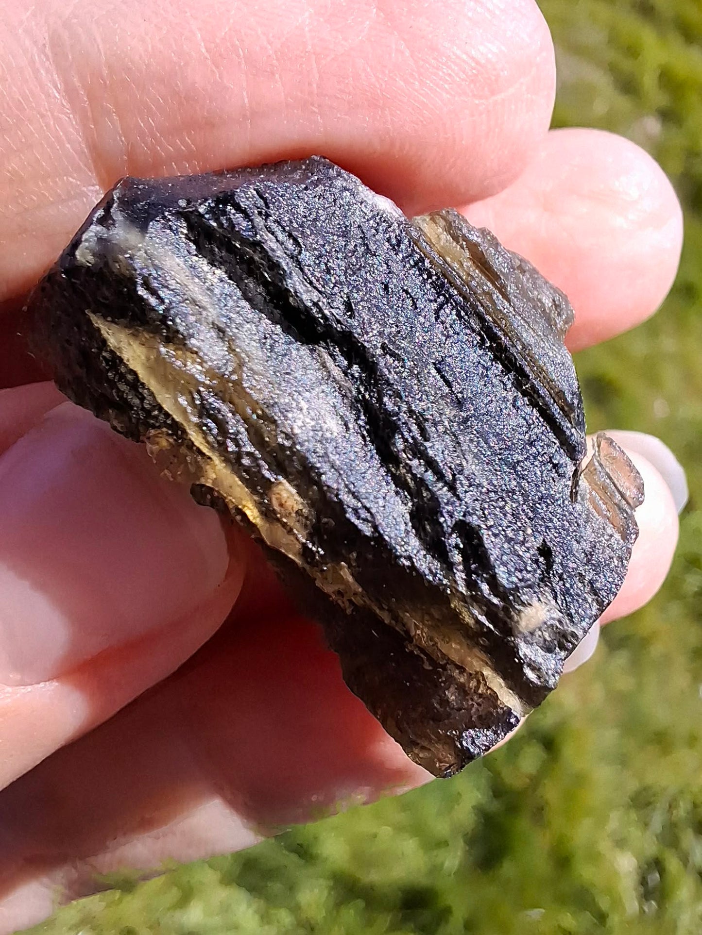 Moldavite Piece, JAKULE, 11.41g, Tektite (Ref: 1176)