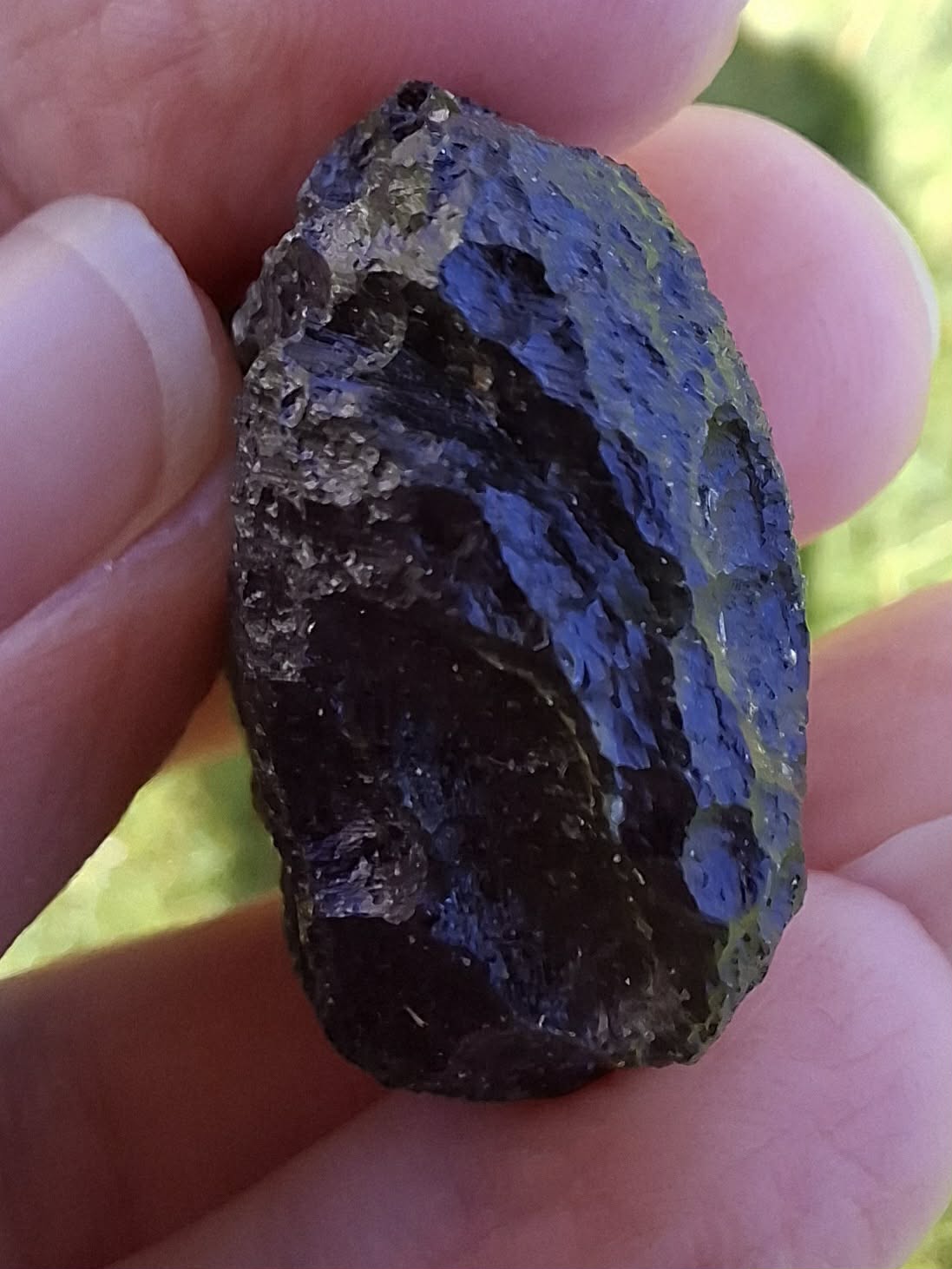 Moldavite Piece, CHLUM, 14.24g, Tektite (Ref: 1181)