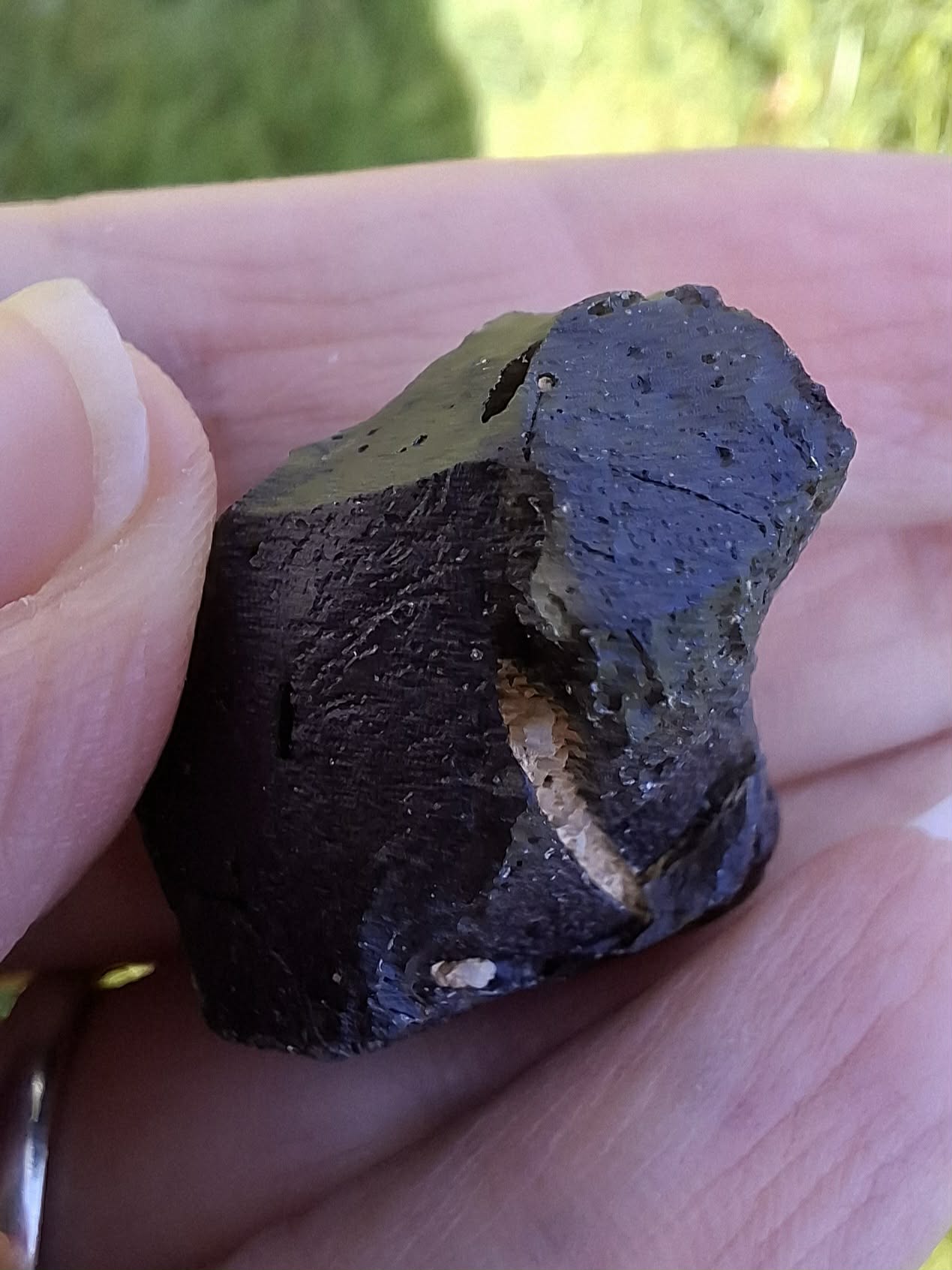 Moldavite Piece, JAKULE, 11.41g, Tektite (Ref: 1176)