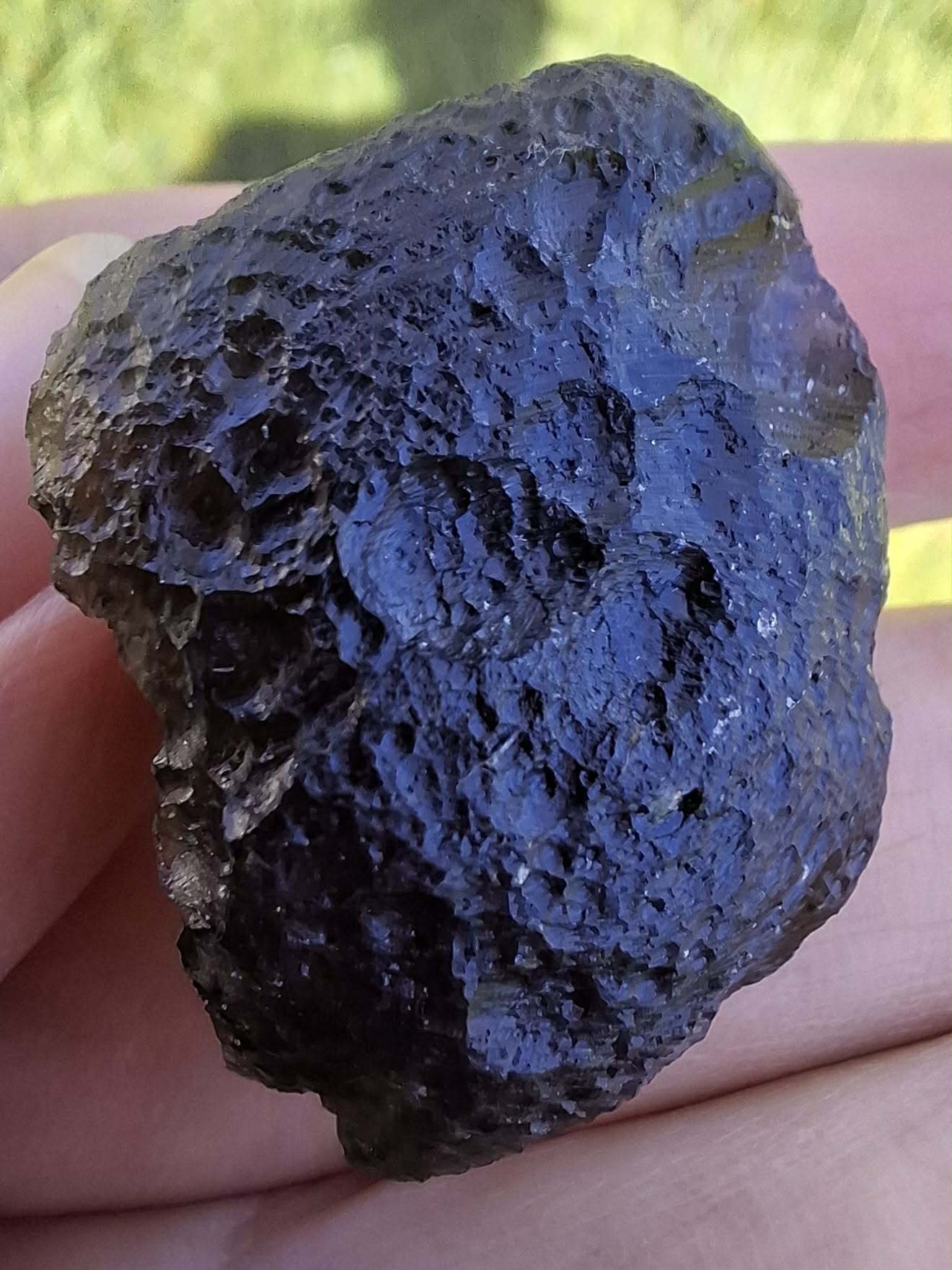 Moldavite Piece, CHLUM, 14.24g, Tektite (Ref: 1181)