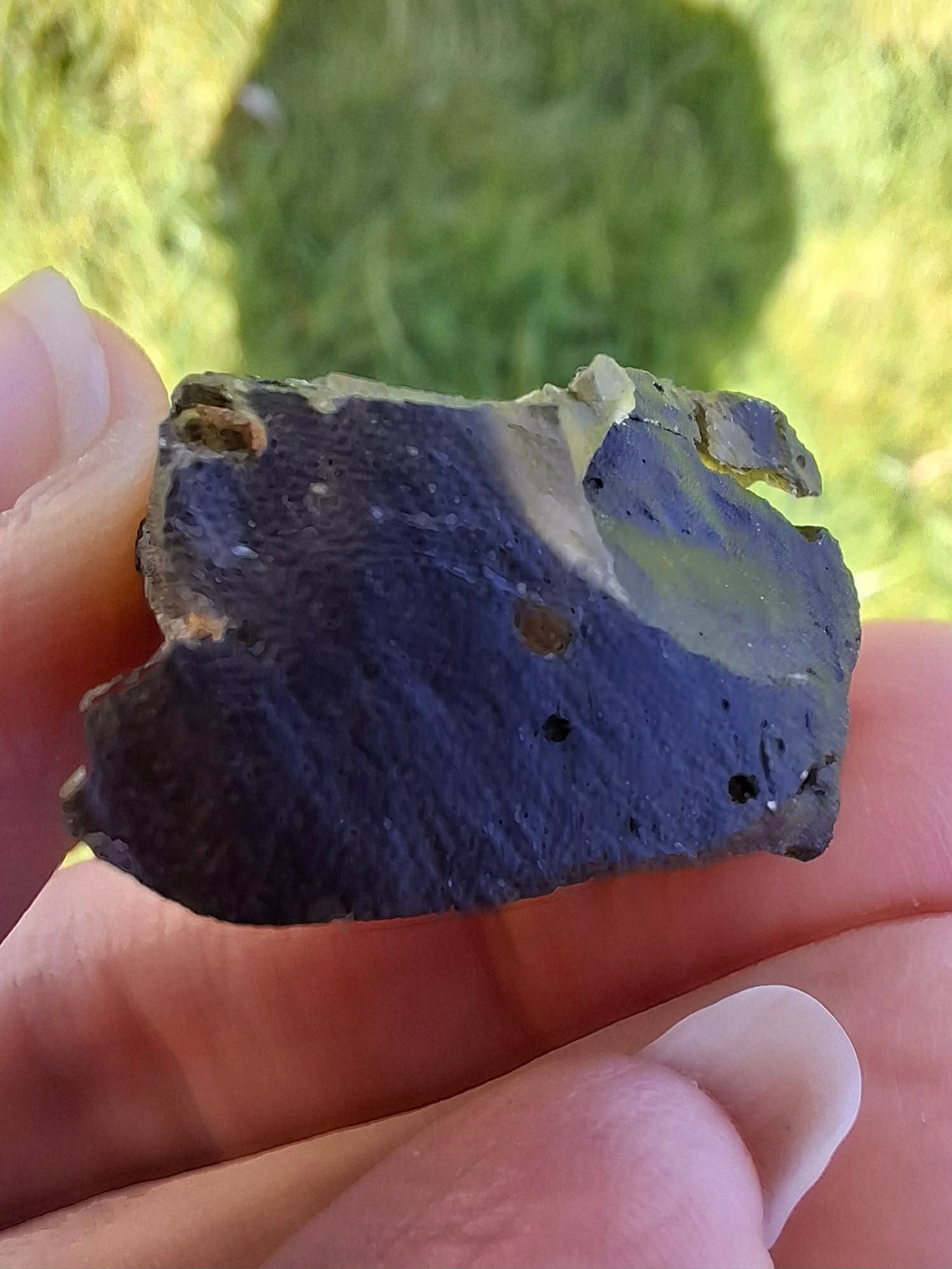 Moldavite Piece, JAKULE, 11.41g, Tektite (Ref: 1176)