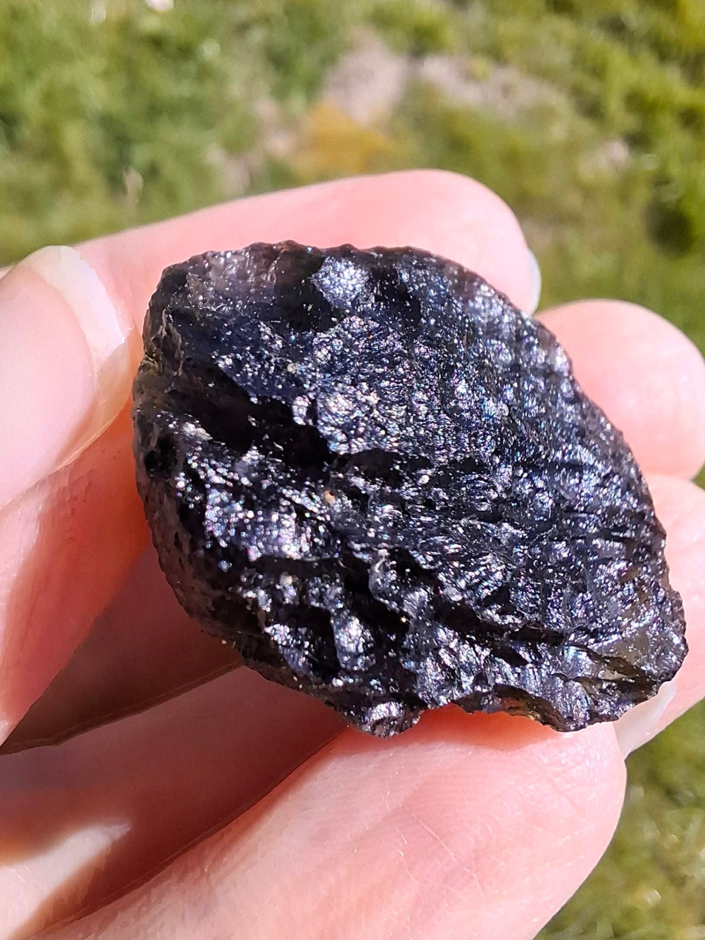 Moldavite Piece, CHLUM, 14.24g, Tektite (Ref: 1181)