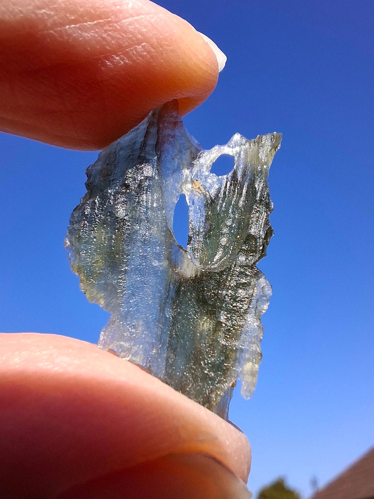 Moldavite Piece, JAKULE, 1.46g, Tektite (Ref: 1361)