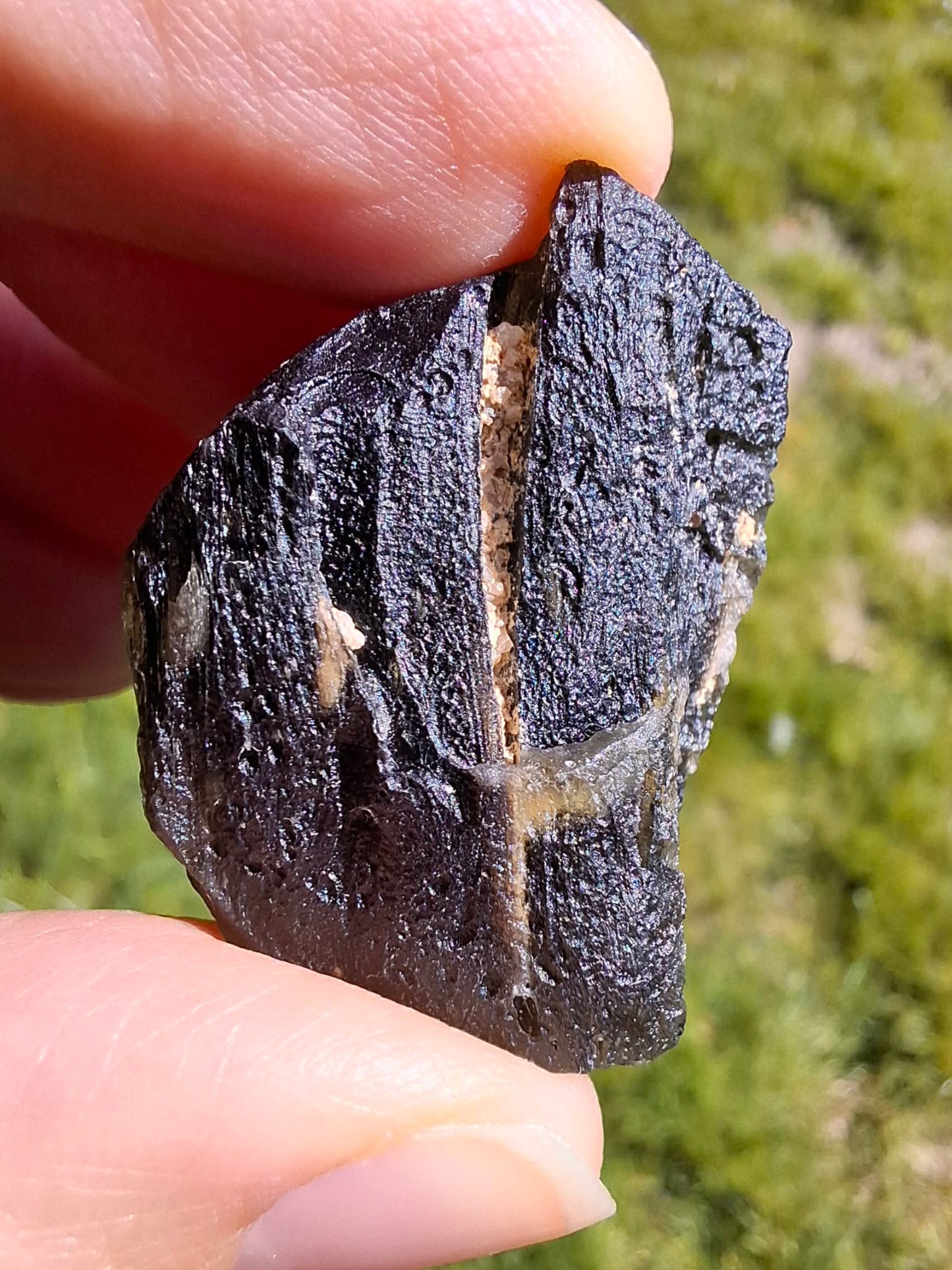 Moldavite Piece, JAKULE, 11.41g, Tektite (Ref: 1176)