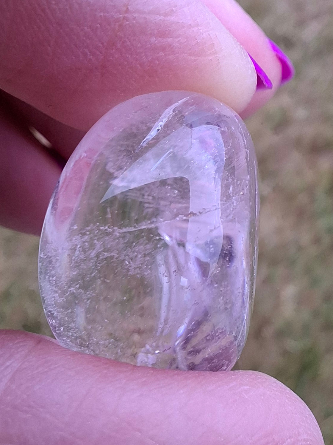 Clear Quartz, Tumble Stone, Crystal (Ref: T32)