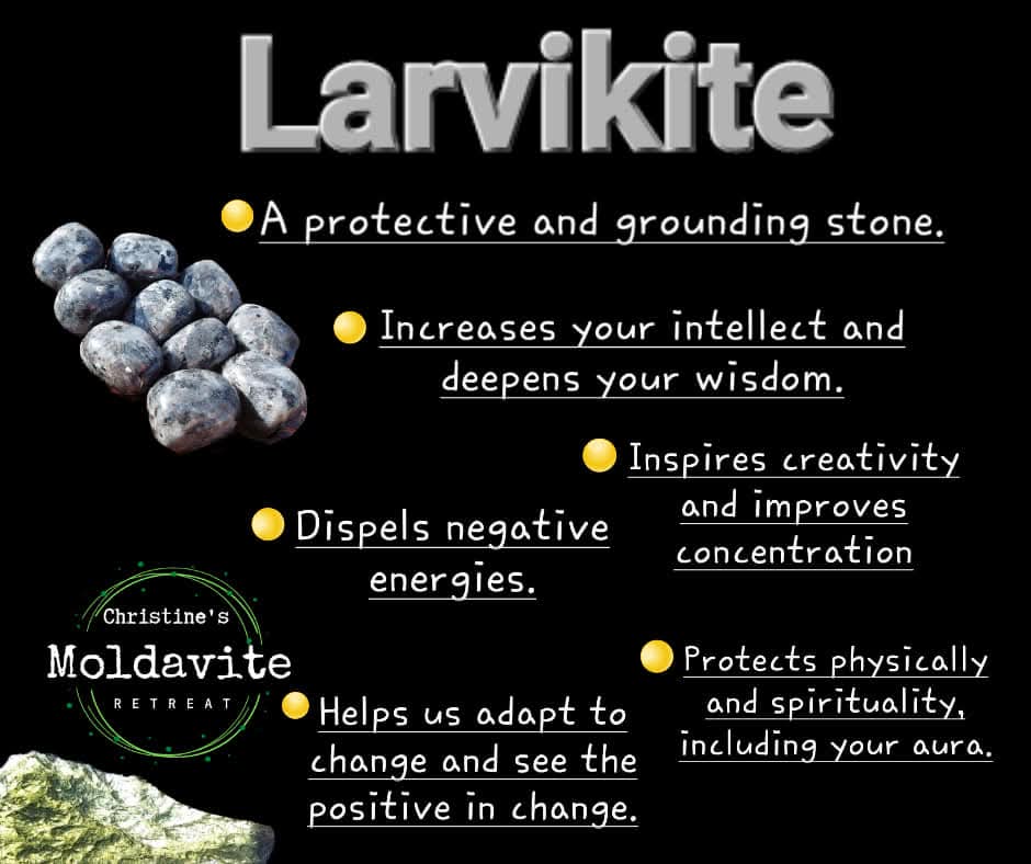 Larvikite, Tumble Stone, Crystal (Ref: T125)