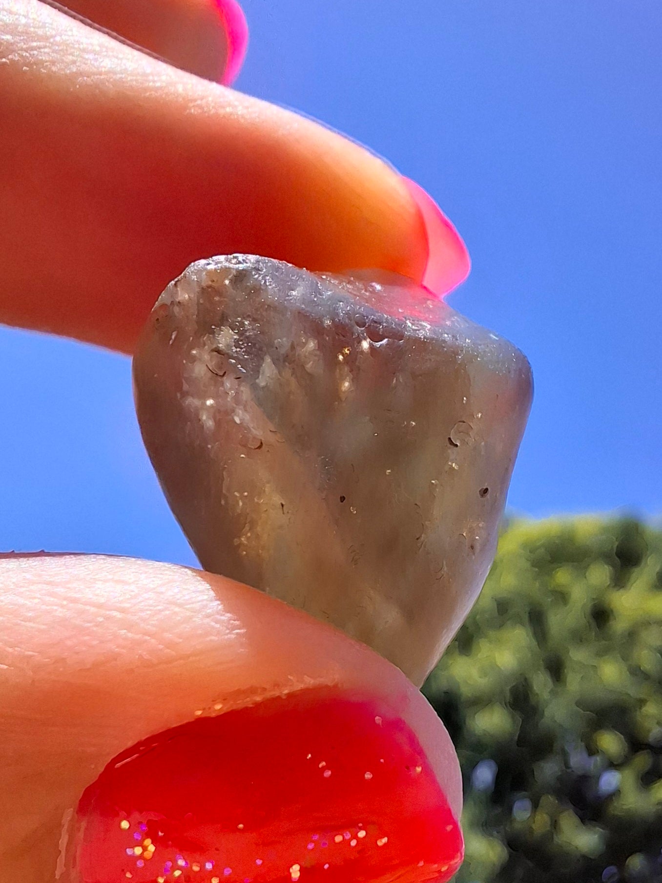 Libyan Desert Glass (darker) Piece, 4.43g, Tektite (Ref: L1361)