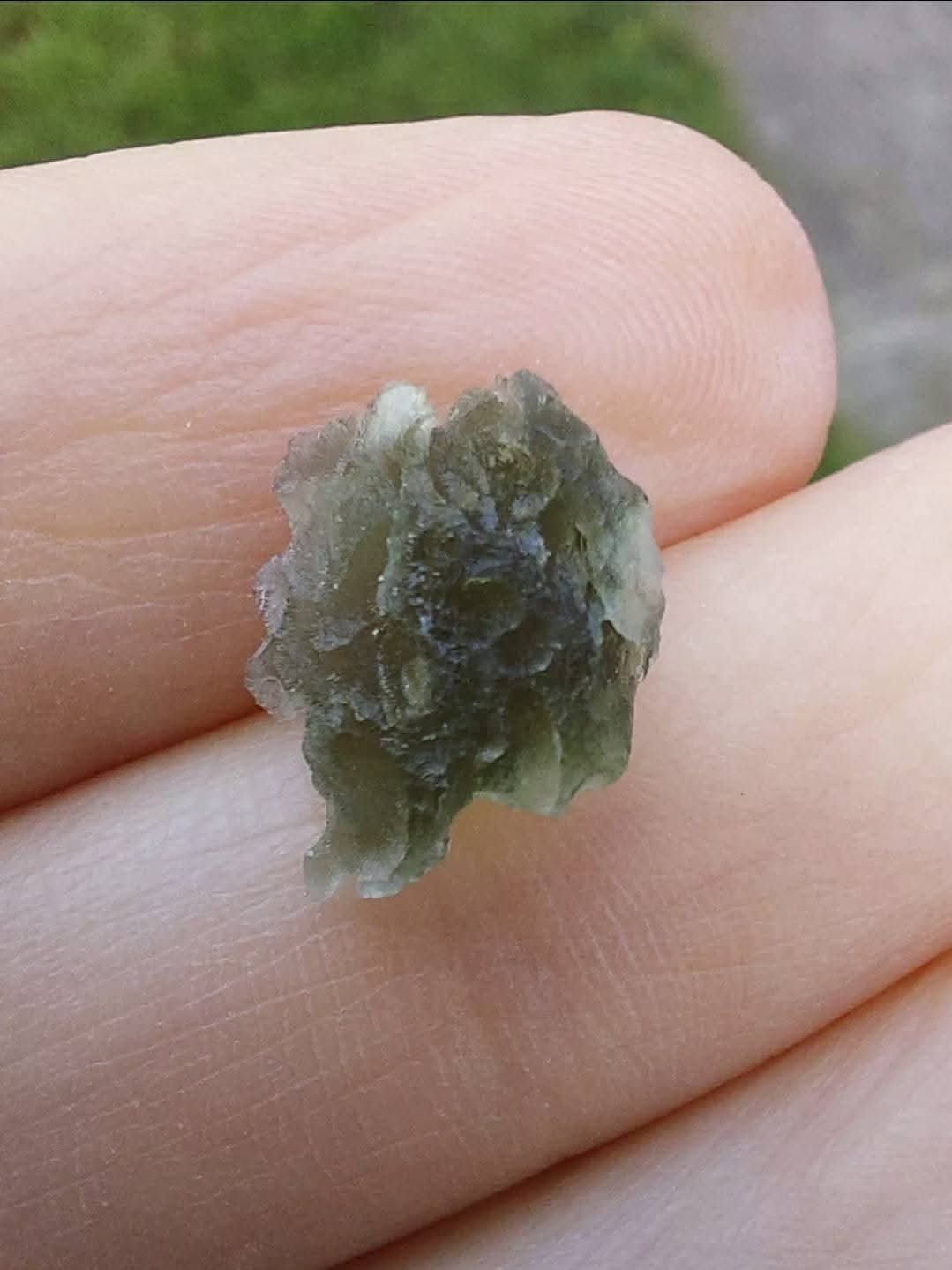 Moldavite Piece, 0.63g, Tektite (Ref: E254)