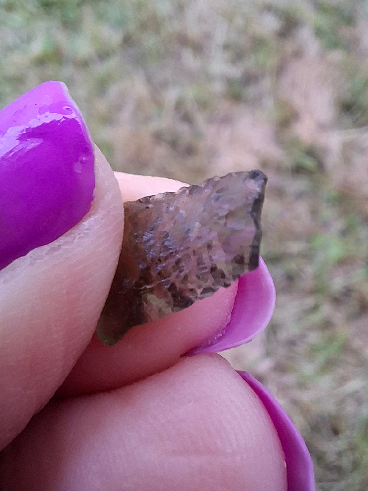 Moldavite small Piece, 0.39g. Tektite (Ref: 1430)