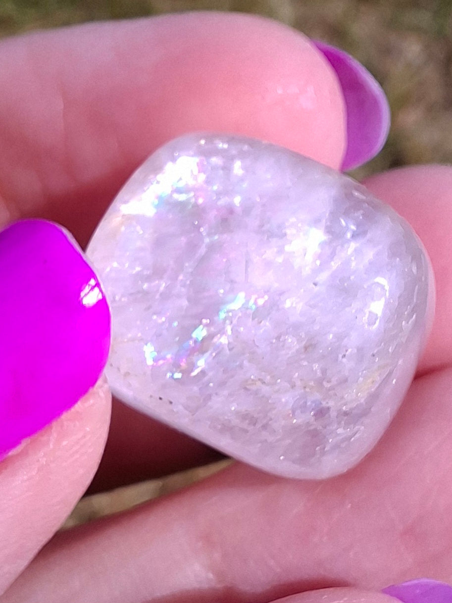 Clear Quartz, Tumble Stone, Crystal 🌈 (Ref: T26)