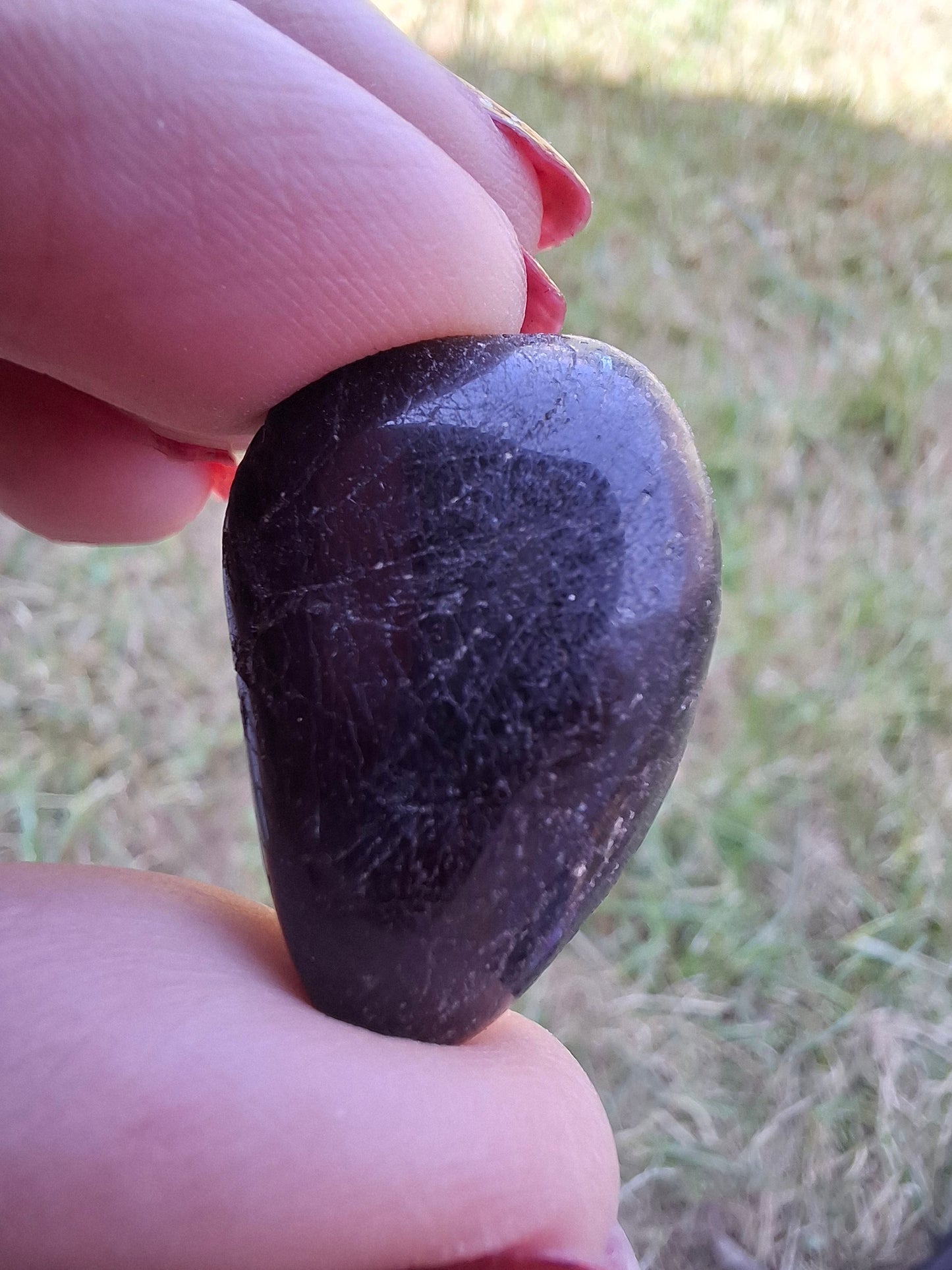 Black Tourmaline, Tumble Stone, Crystal (Ref: T219)