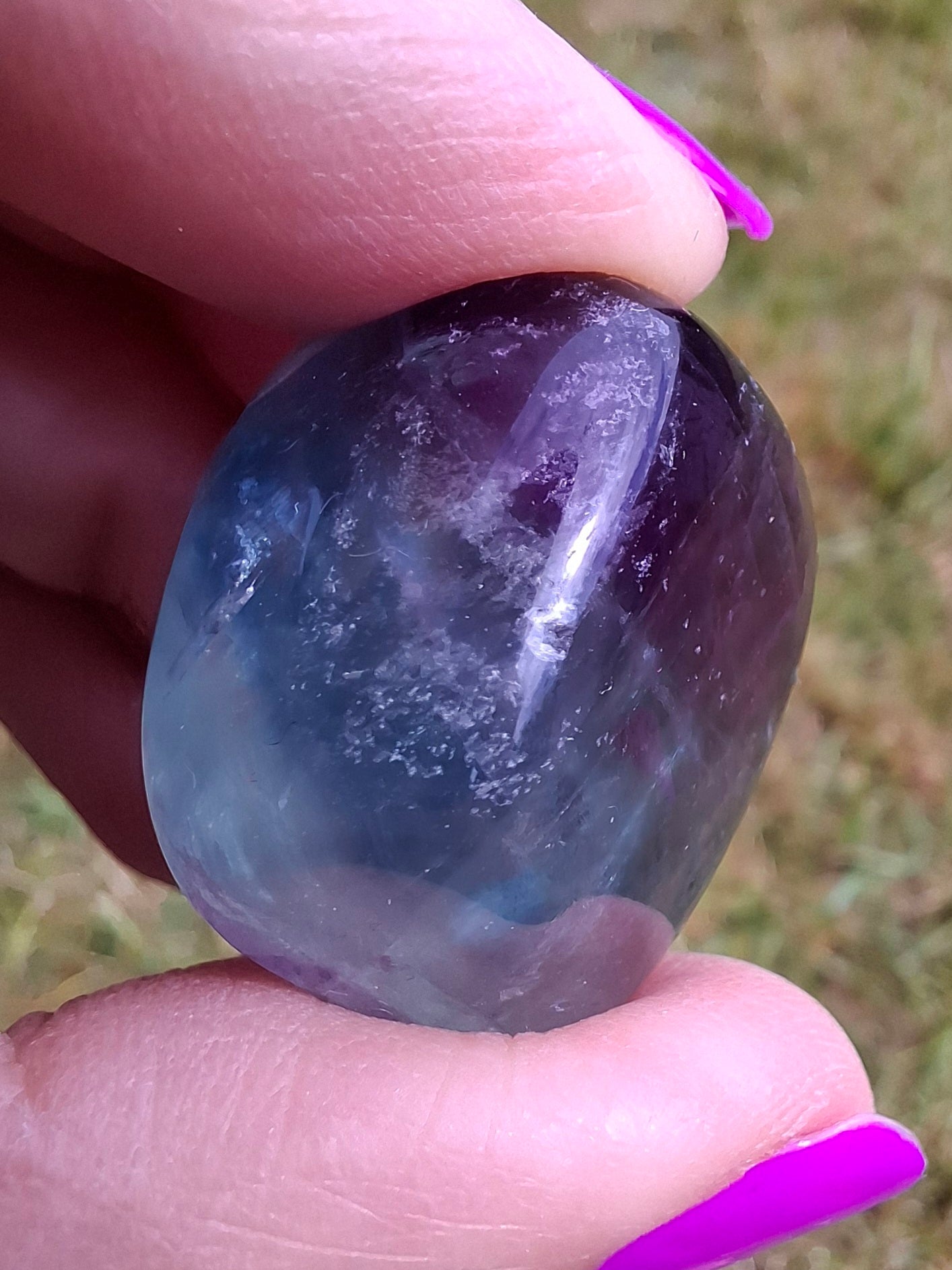 Fluorite, Tumble Stone, Crystal (Ref: T55)